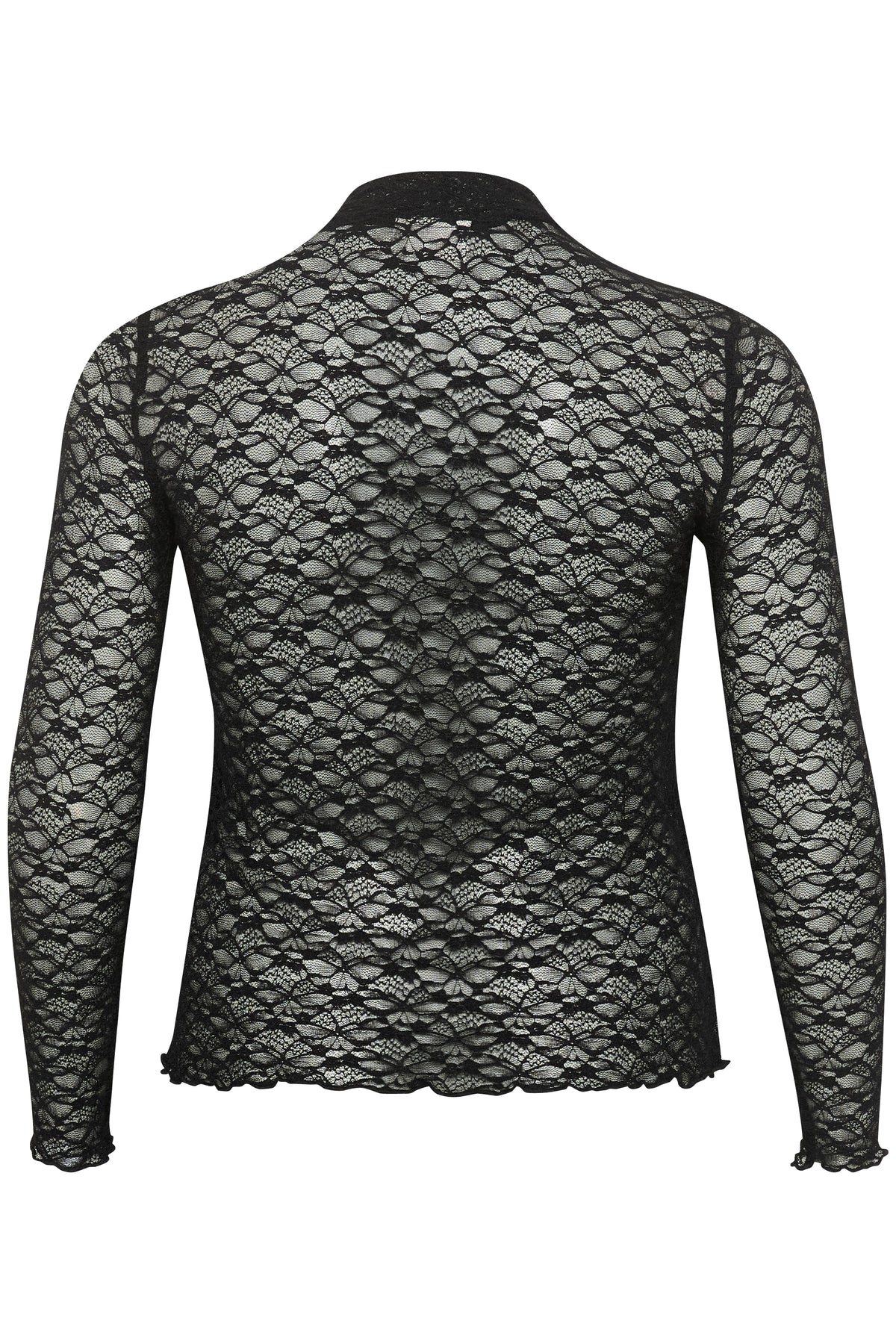 Kaffe Curve Jolina Lace Top in Black
