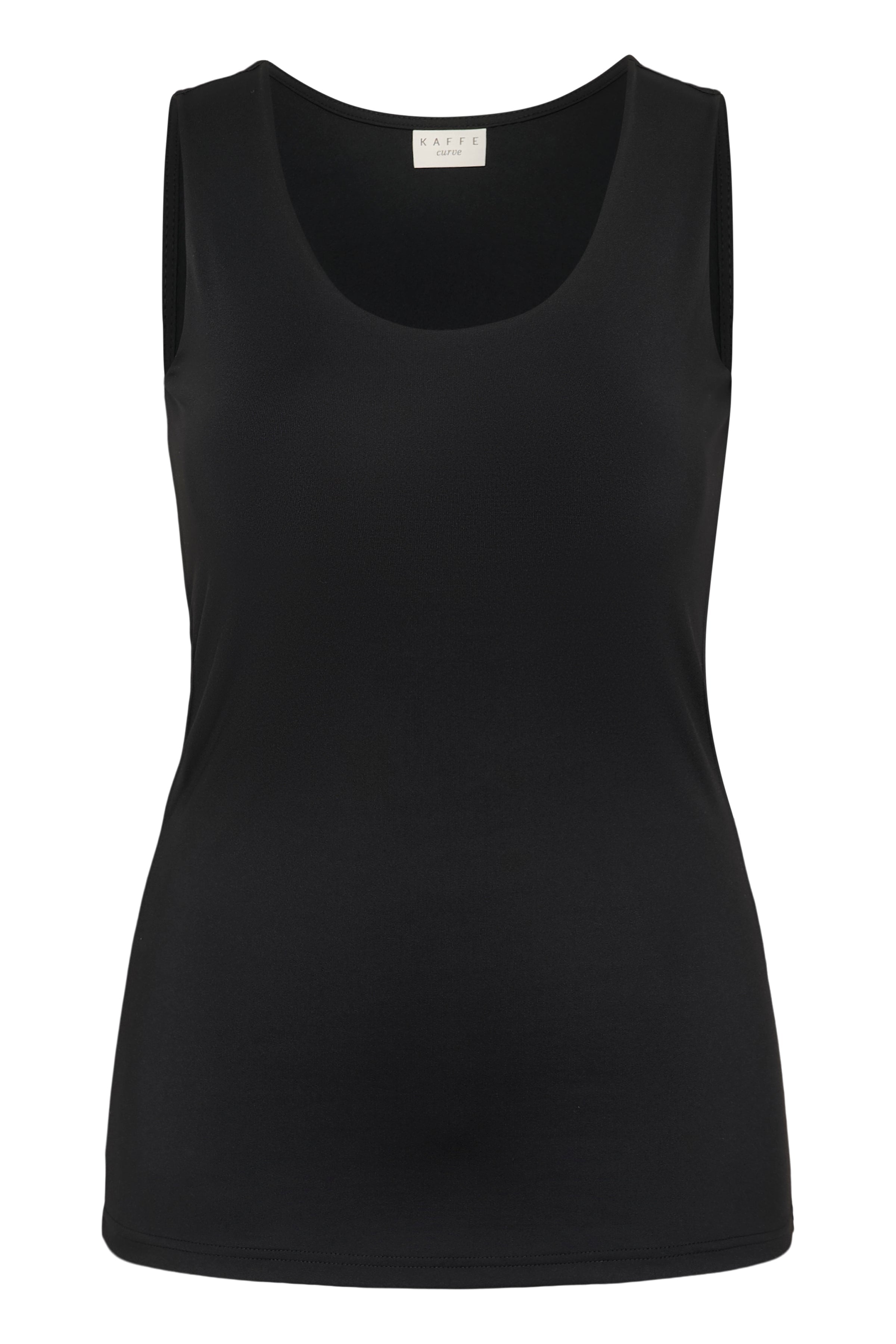 Kaffe Curve Erina Vest Top in Black