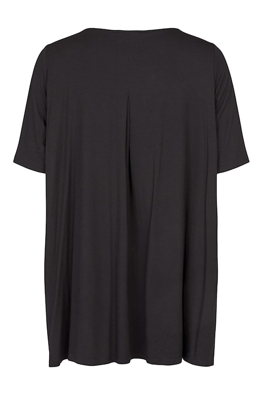 Noen Pleated Top in Black