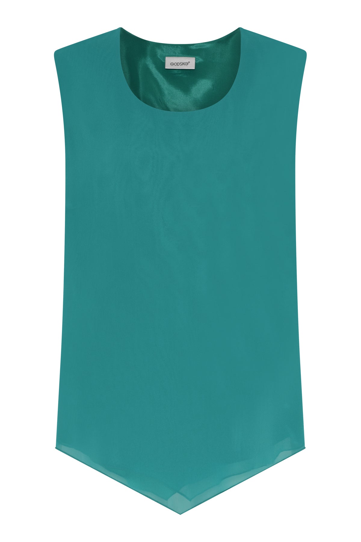 Godske Sleeveless Green Blouse