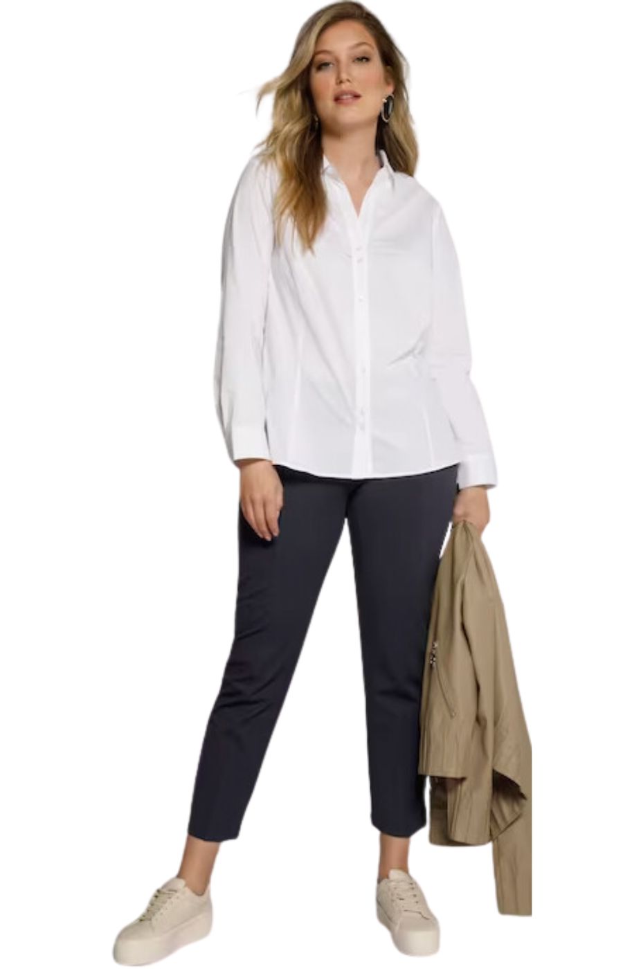 Ulla Popken Gathered Shirt