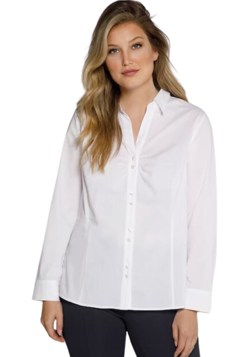 Ulla Popken Gathered Shirt