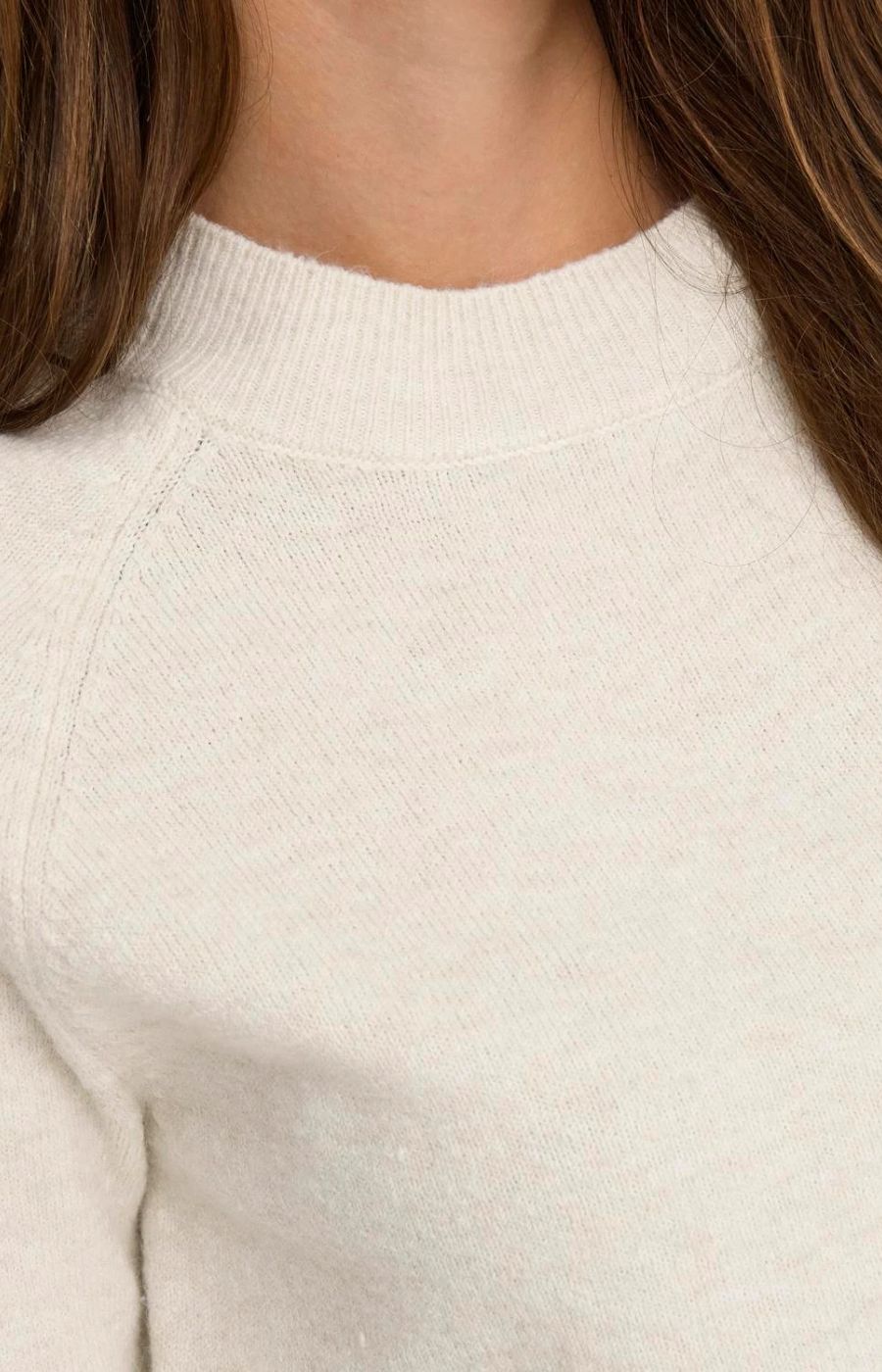 Only Carmakoma Rica Knit Jumper in Cream