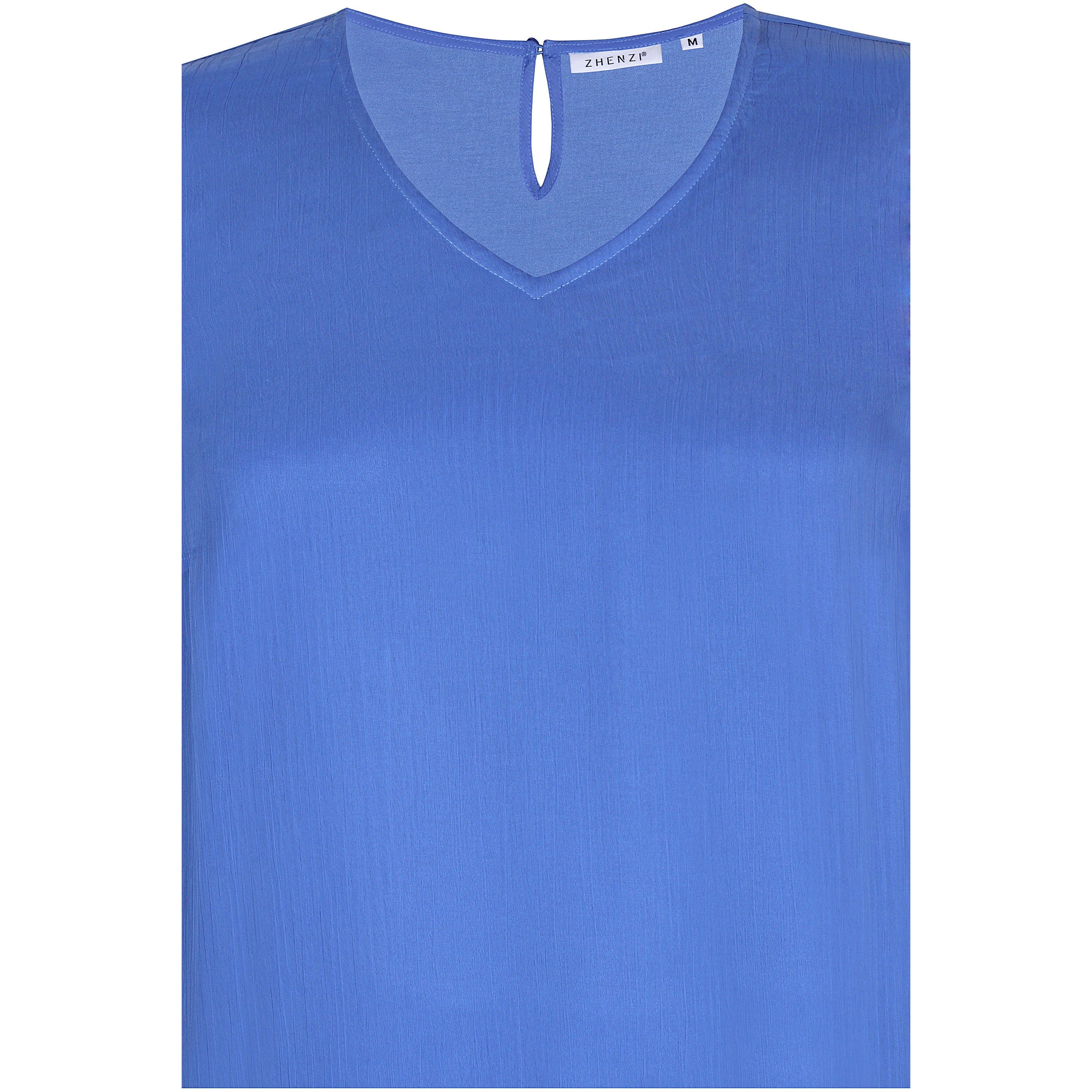 Zhenzi Megane Tunic in Blue - Wardrobe Plus