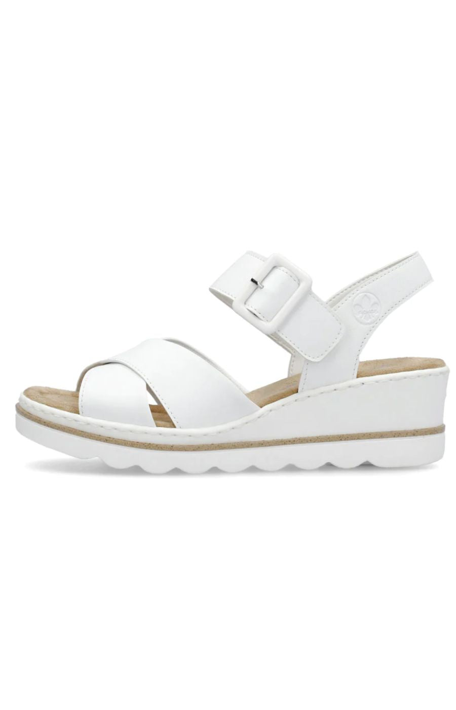 Rieker Platform White Sandal