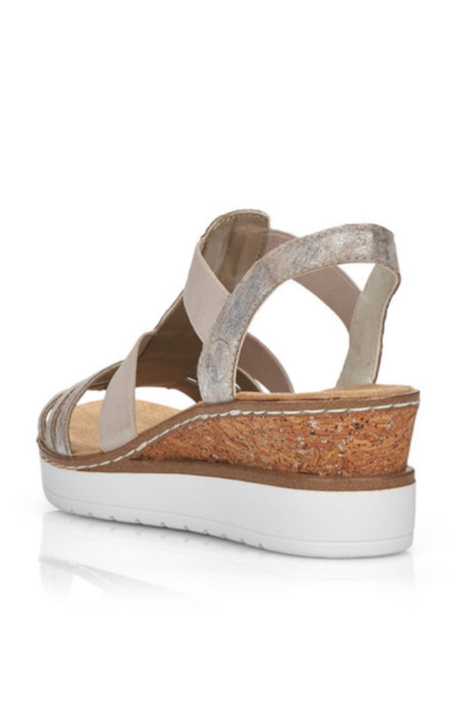 Rieker Beaded Wedged Sandal