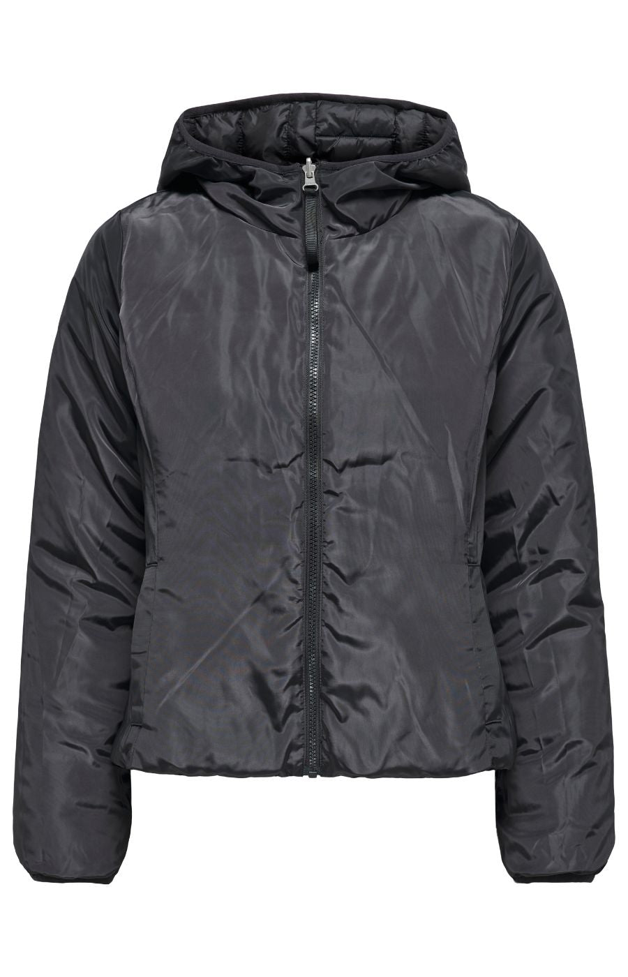 Only Carmakoma Tahoe Reversible Coat in Black