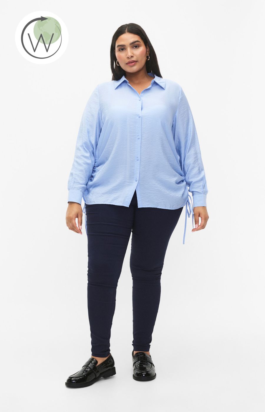 Zizzi Serenity Blue Blouse