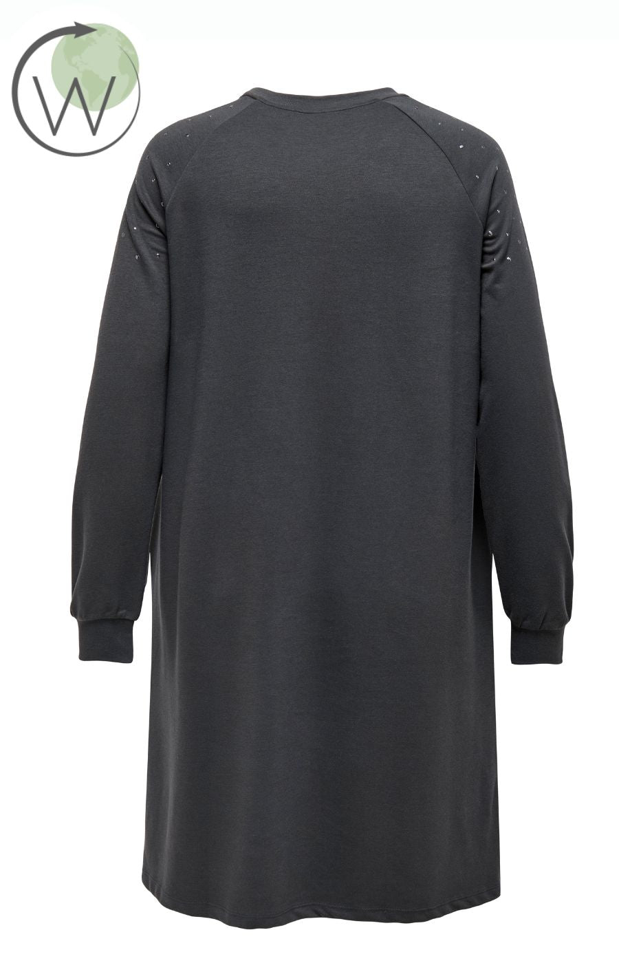 Only Carmakoma Caia Sweater Dress in Charcoal