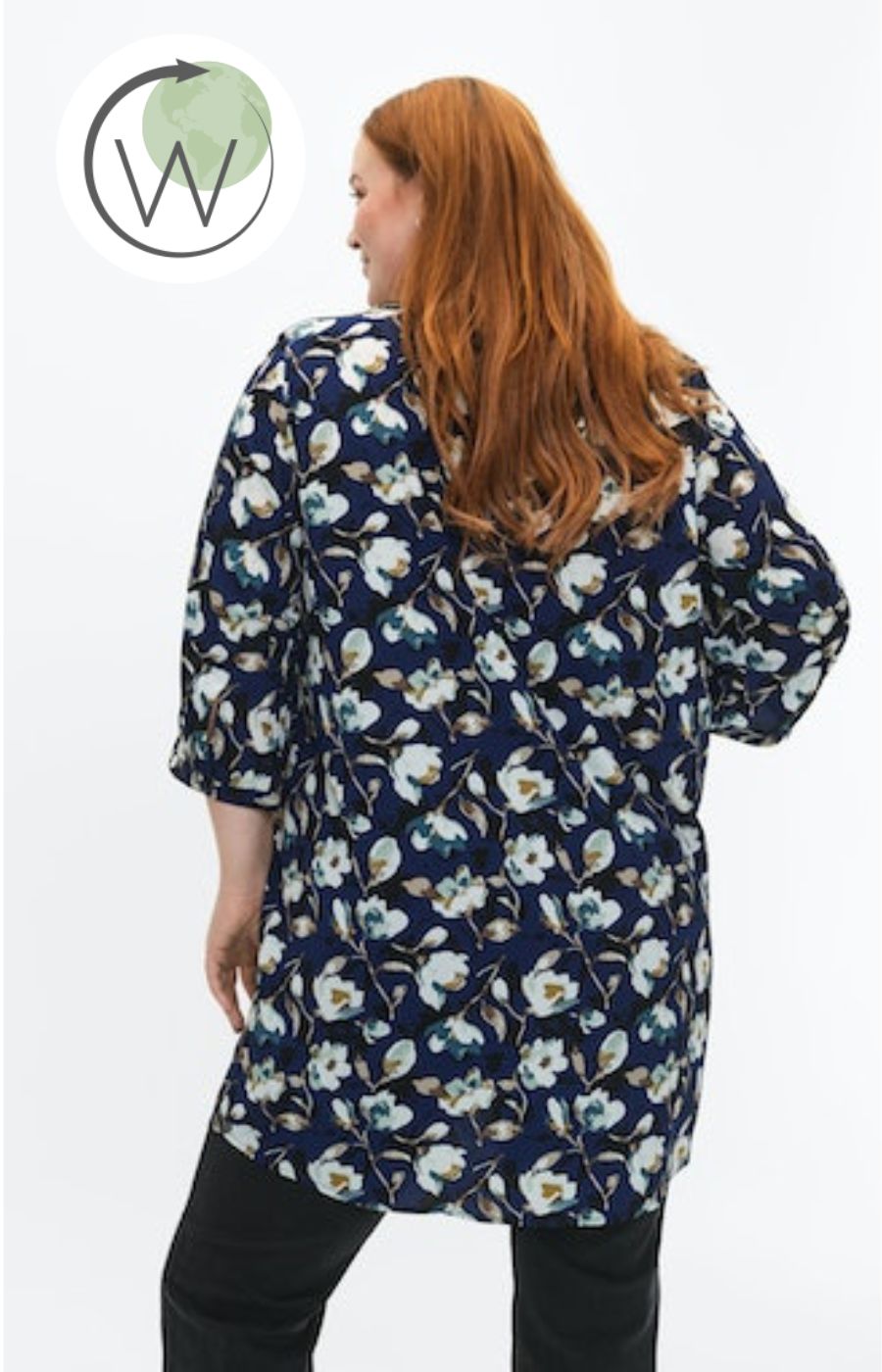 Zizzi Anni Flower Tunic