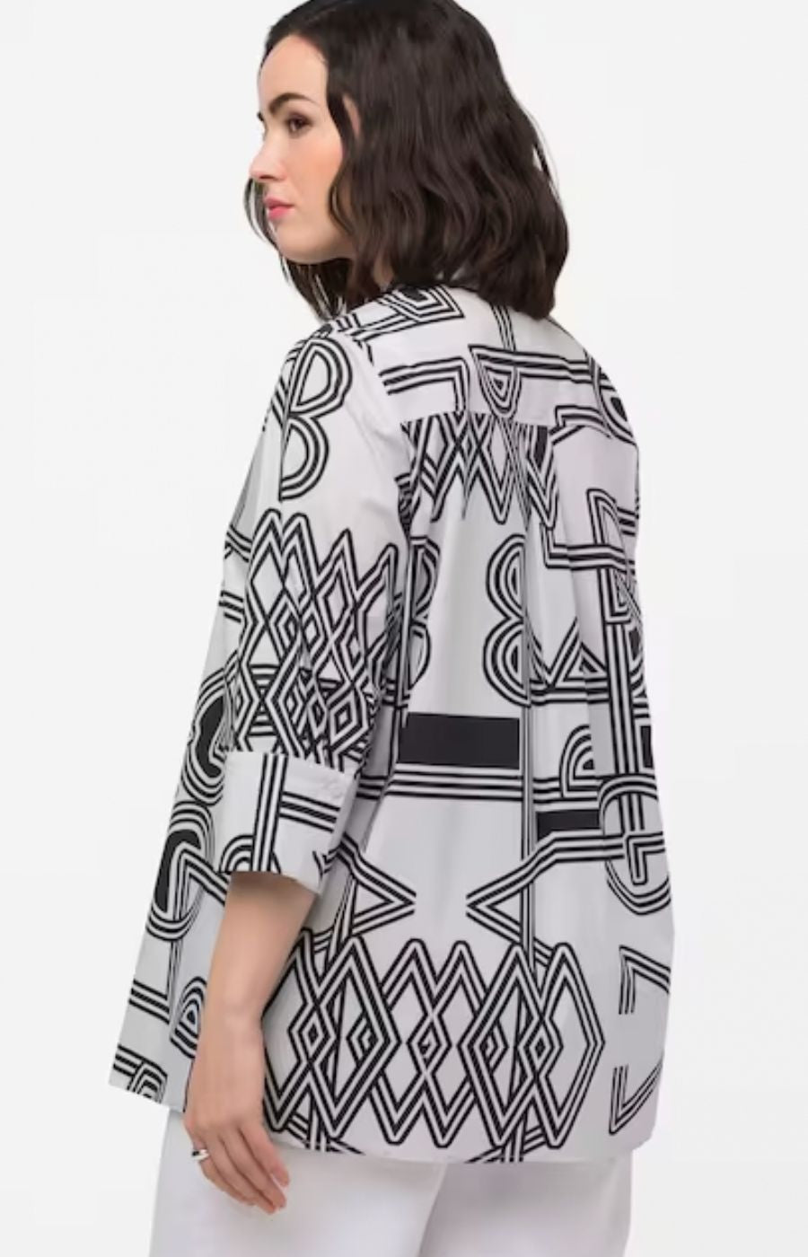 Ulla Popken Geometric Shirt