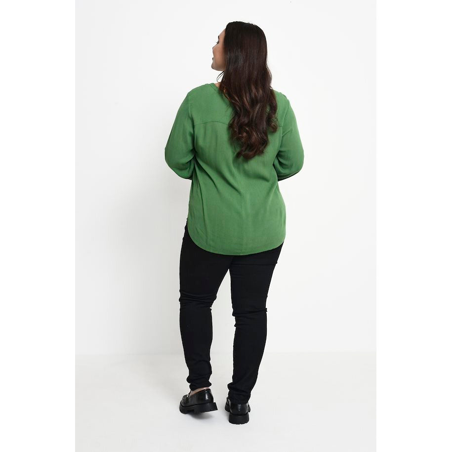 Kaffe Cami Blouse in Green - Wardrobe Plus