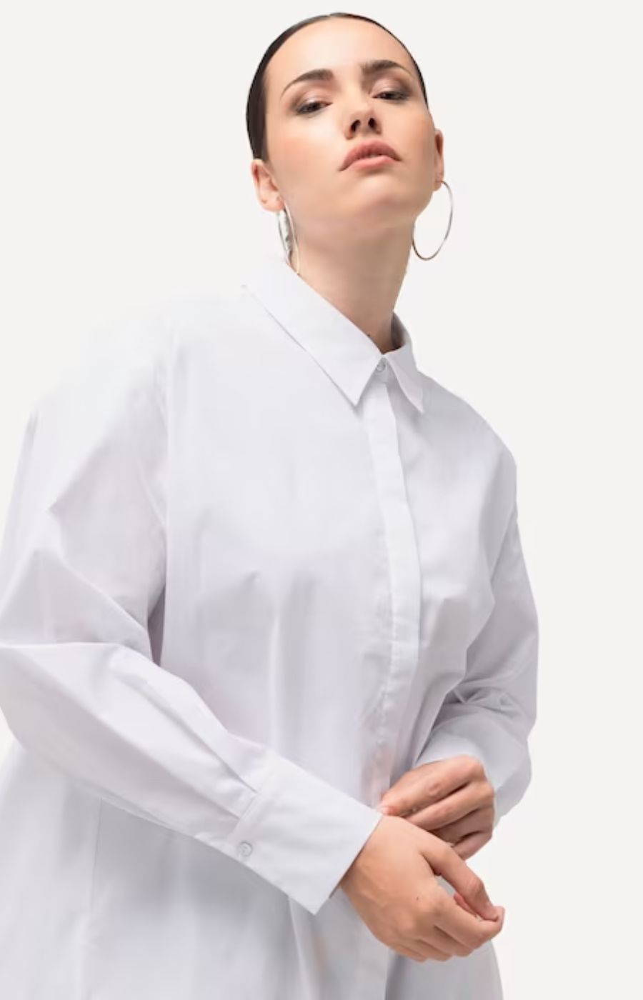 Ulla Popken Oversized White Shirt