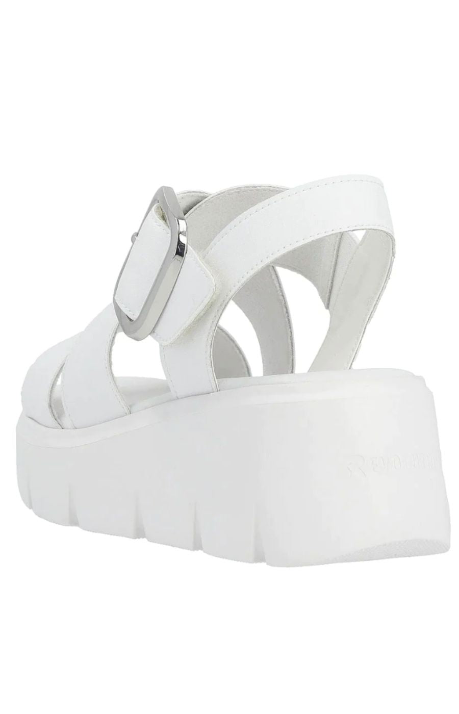 Rieker White Criss Cross Sandal