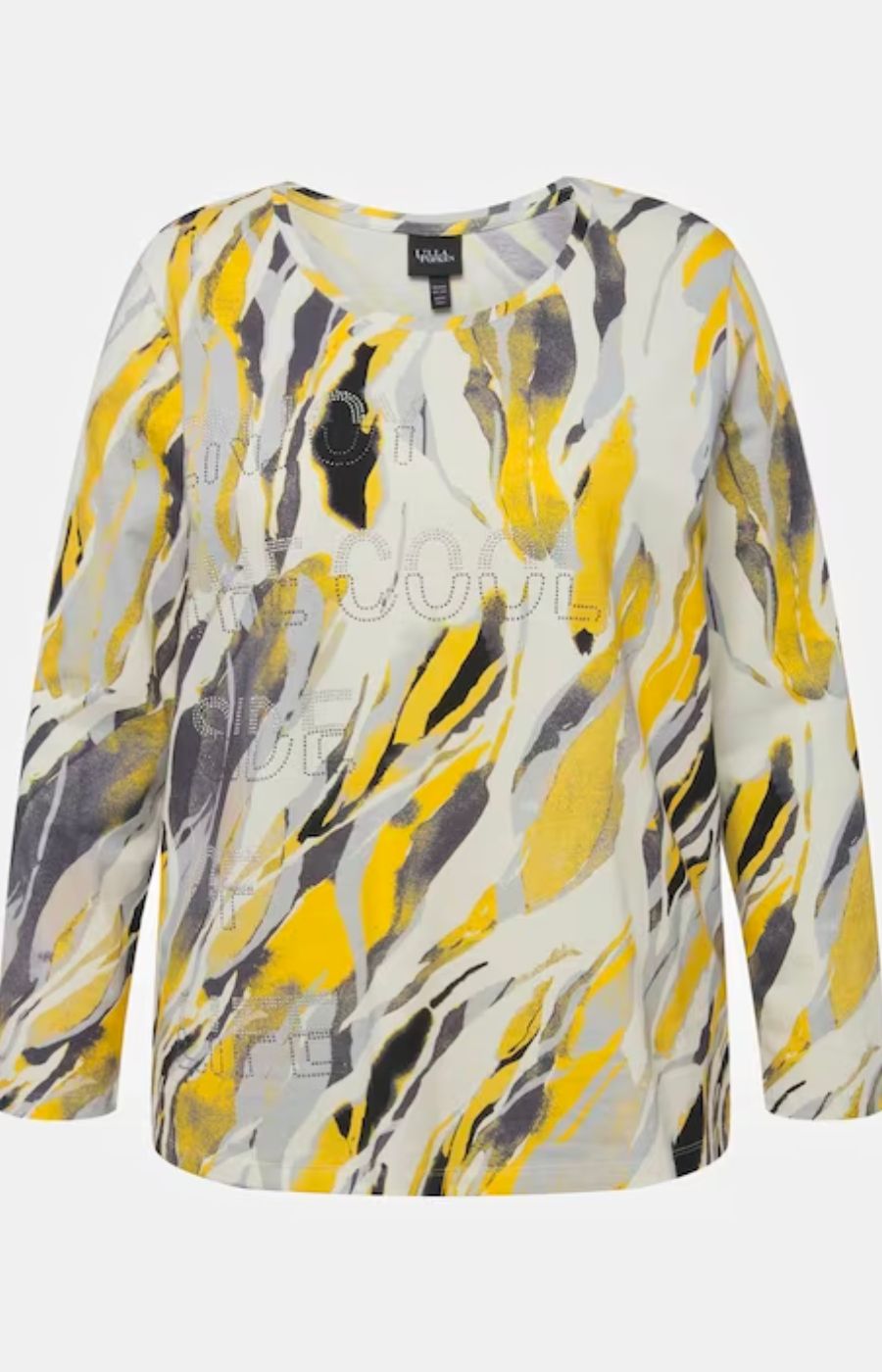 Ulla Popken Marble Print Top