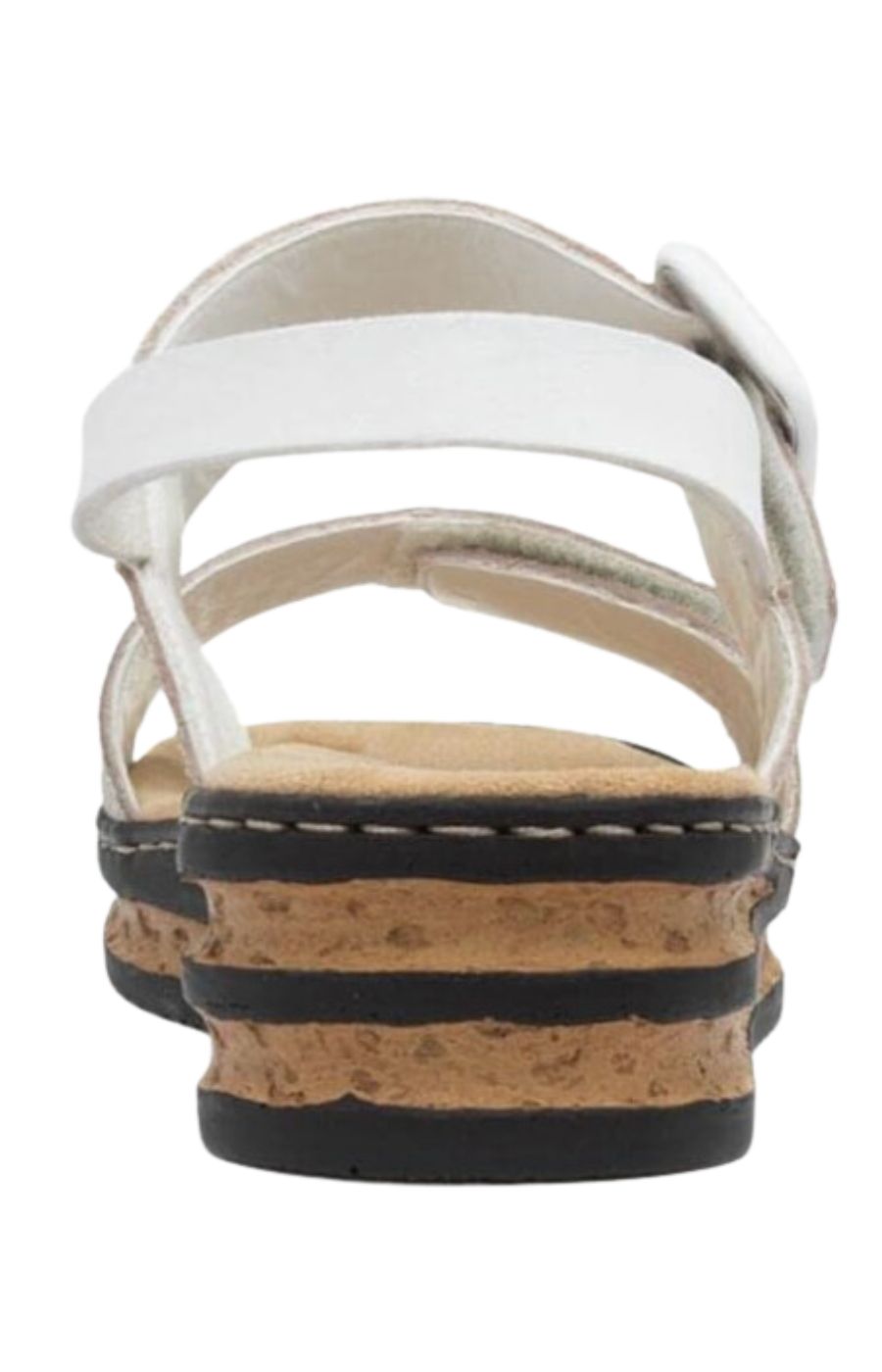 Rieker Buckled Wedge Sandal