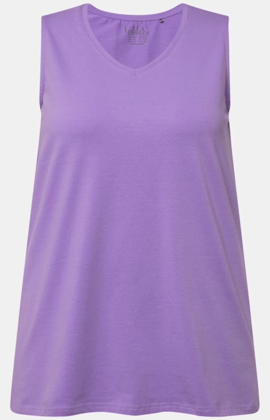 Ulla Popken Vest Top in Purple