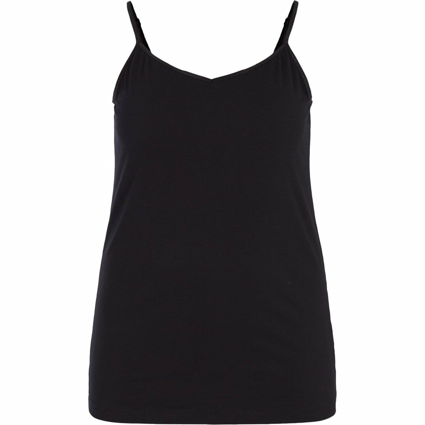 Zizzi Strap Top in Black