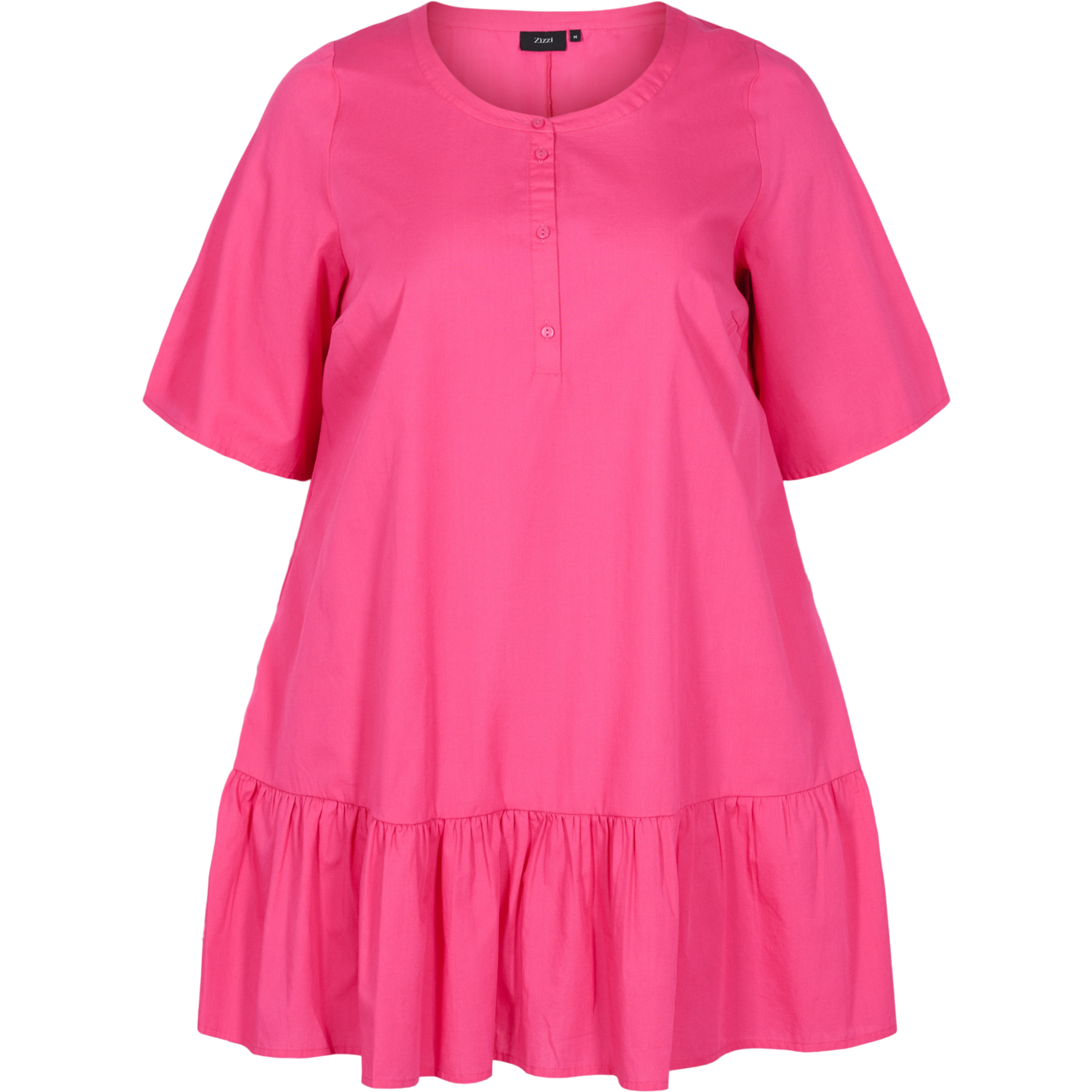 Zizzi Tunic in Magenta - Wardrobe Plus