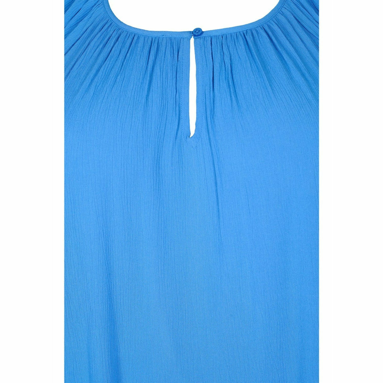 Zizzi Rose Dress in Blue - Wardrobe Plus