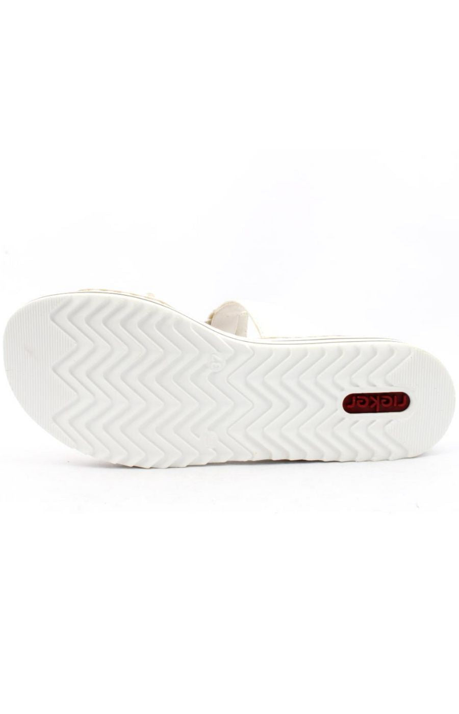 Rieker White Loop Sandal