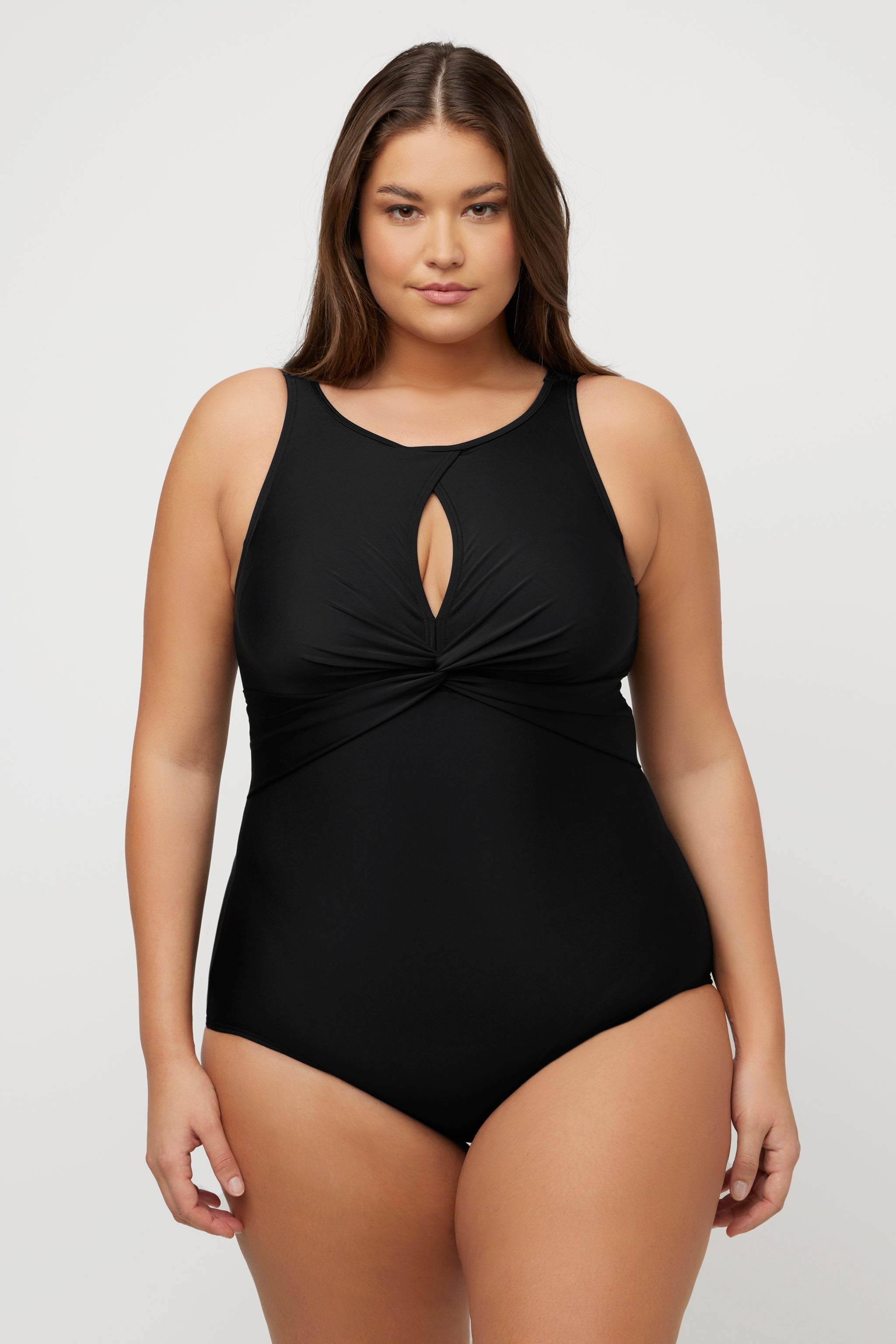 Ulla Popken Swimsuit in Black