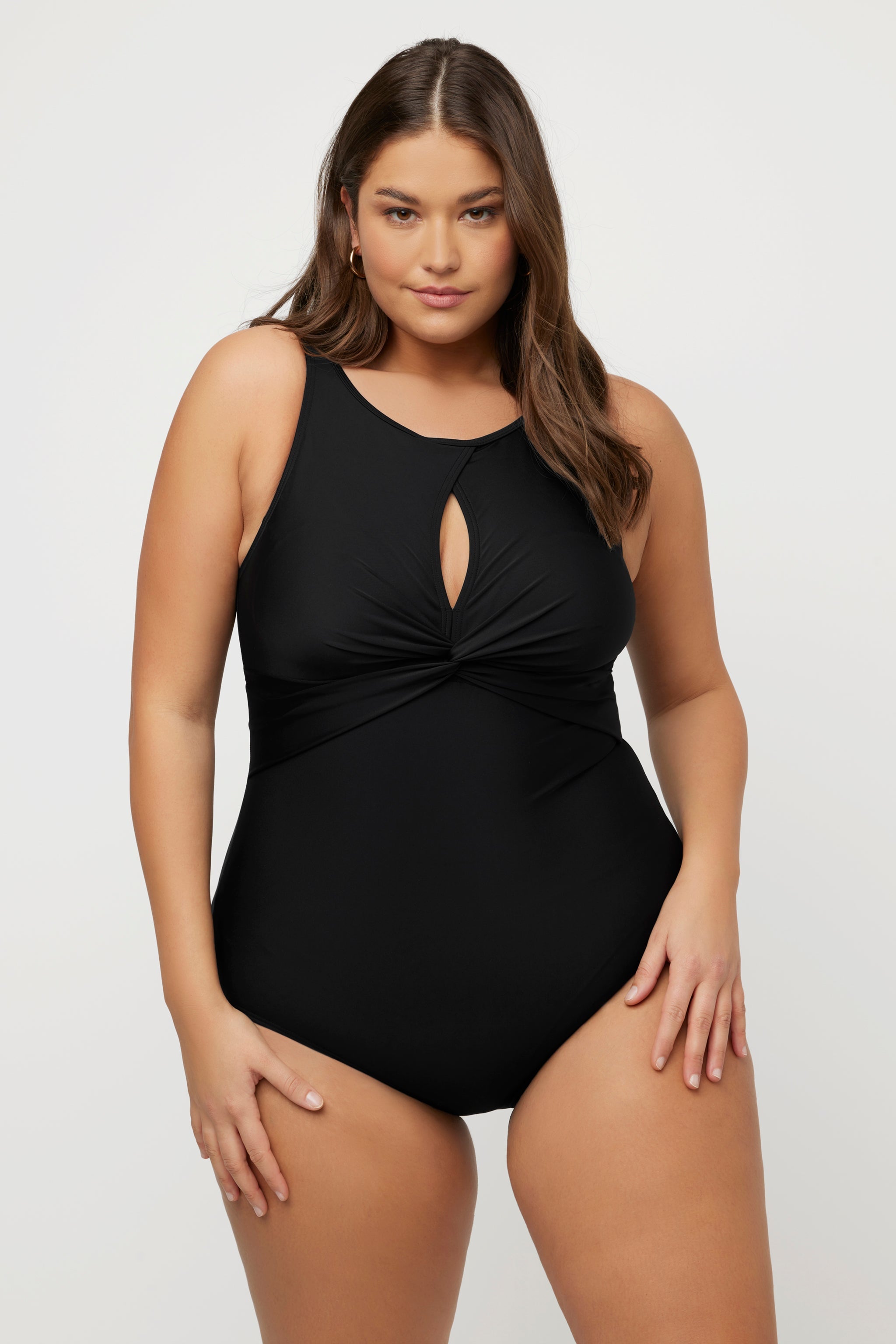 Ulla Popken Swimsuit in Black