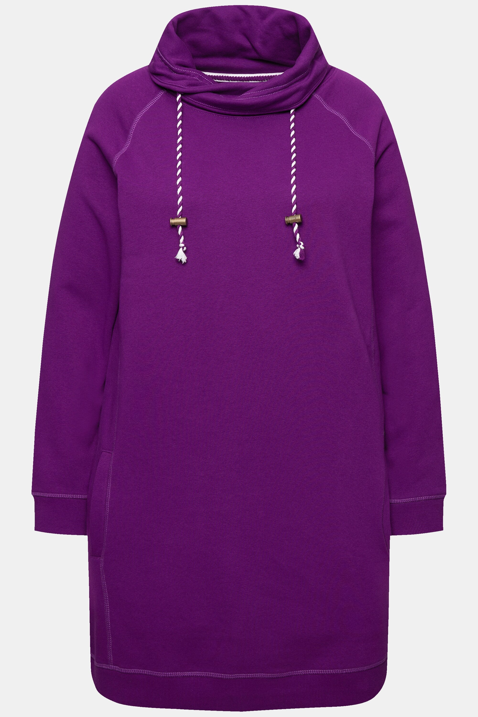 Ulla Popken Sweatshirt Dress in Purple