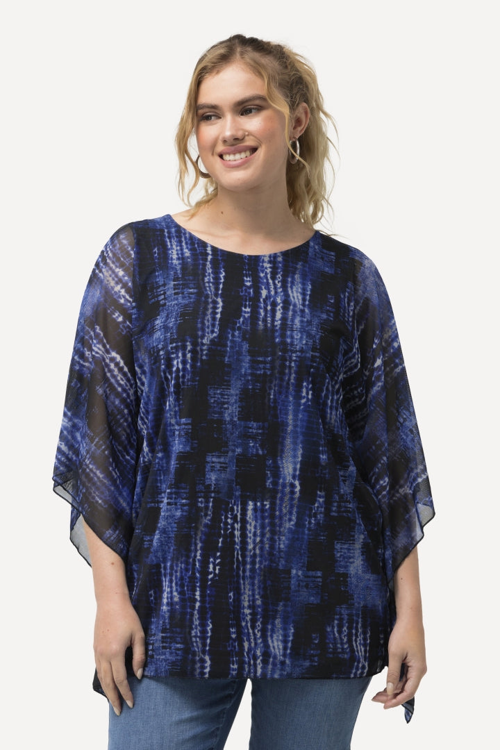 Ulla Popken Lightning Mesh Blouse