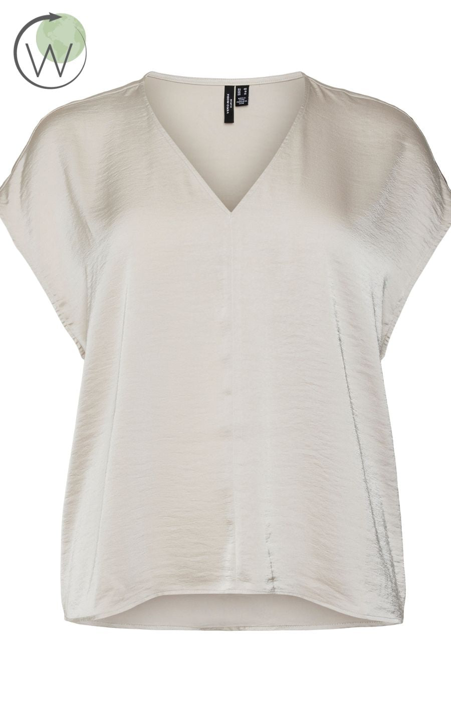 Vero Moda Curve Mary Top in Stone