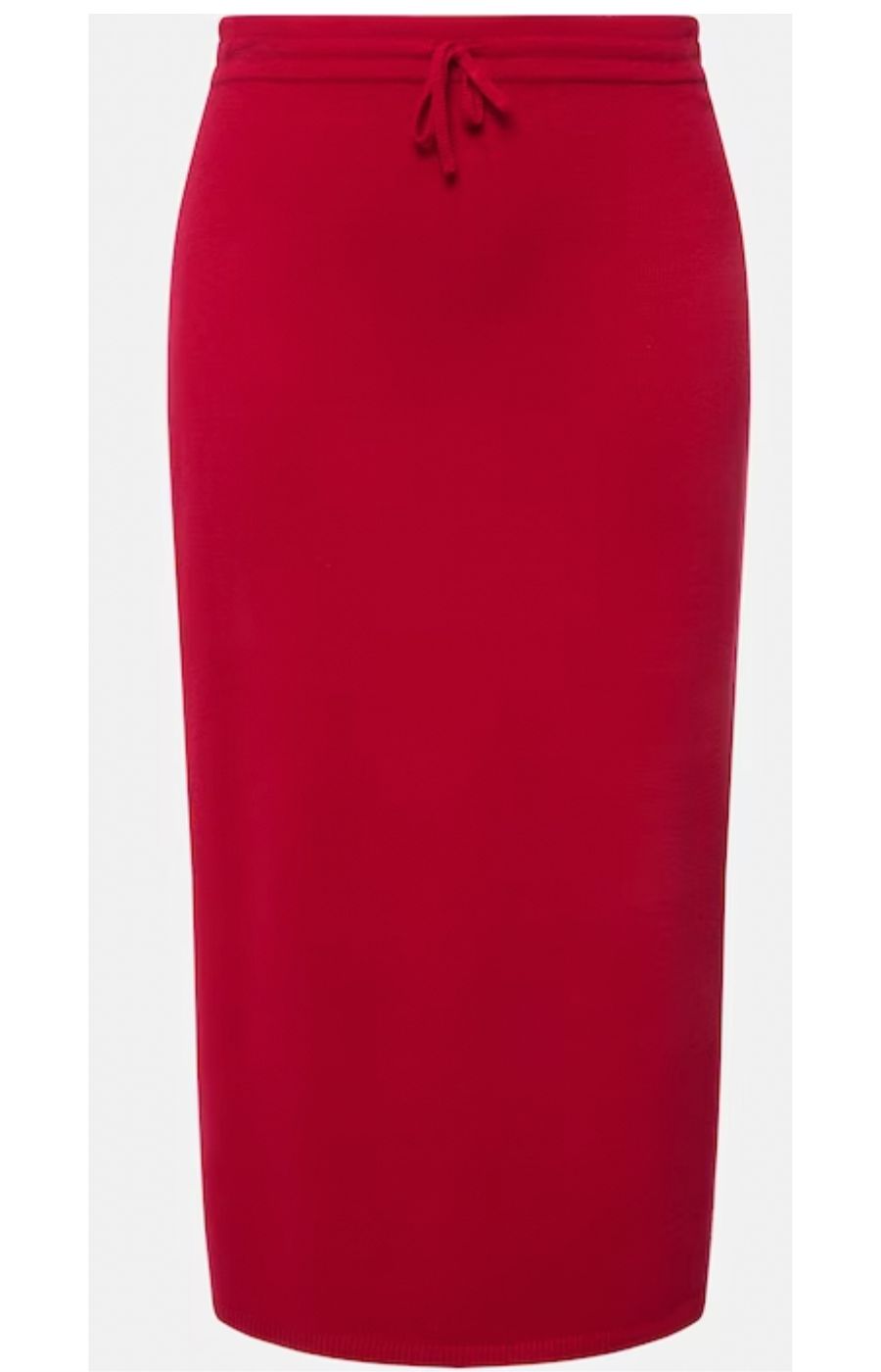 Ulla Popken Knitted Skirt in Red