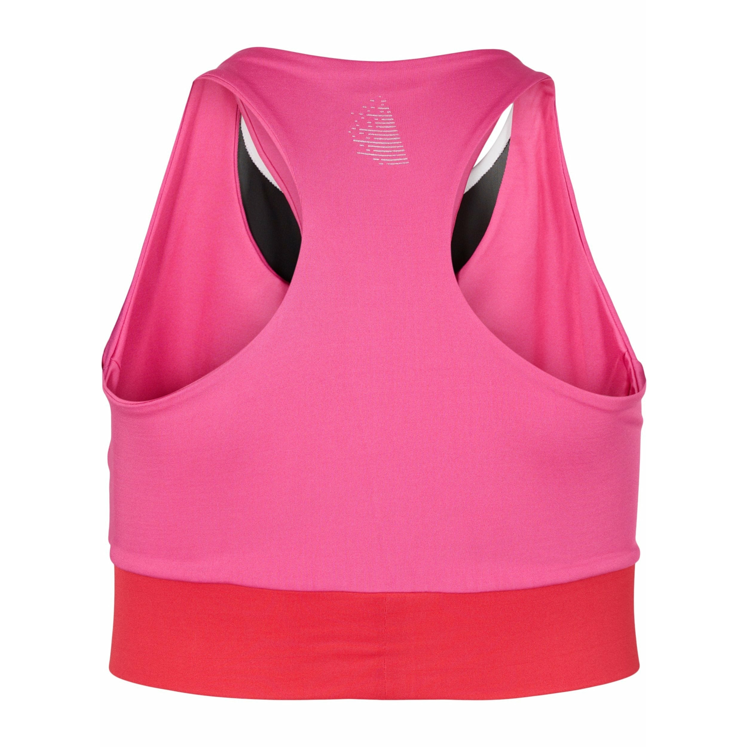 Zizzi Active Bra in Fuchsia Purple - Wardrobe Plus