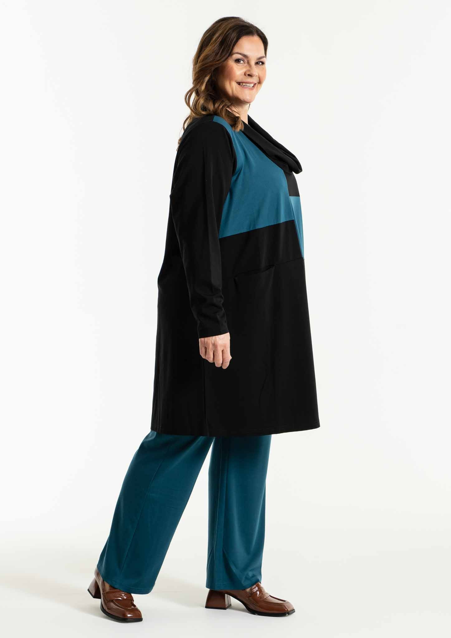 Gozzip Barbel Cowl Tunic in Blue