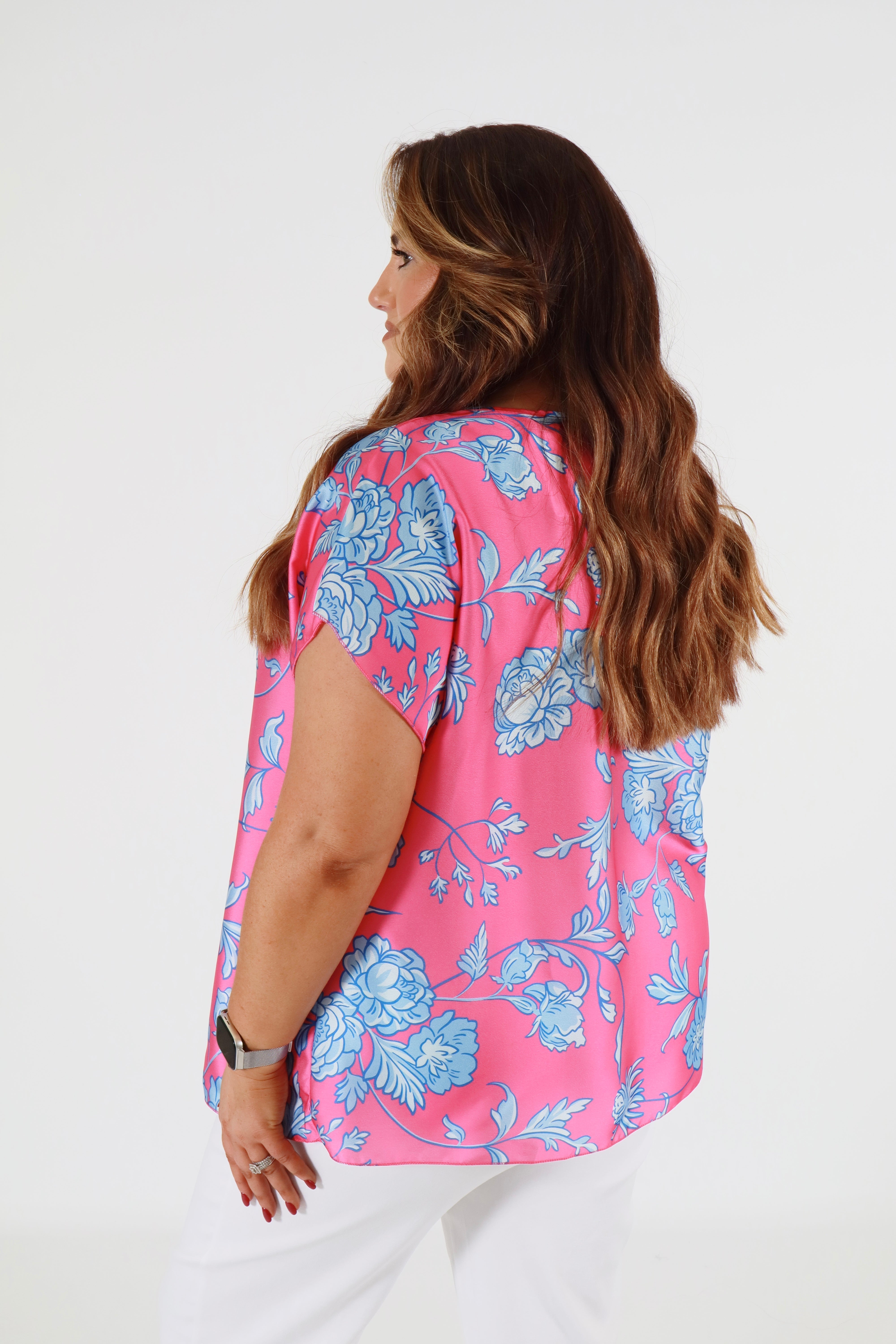 Harriet Blouse in Fuchsia