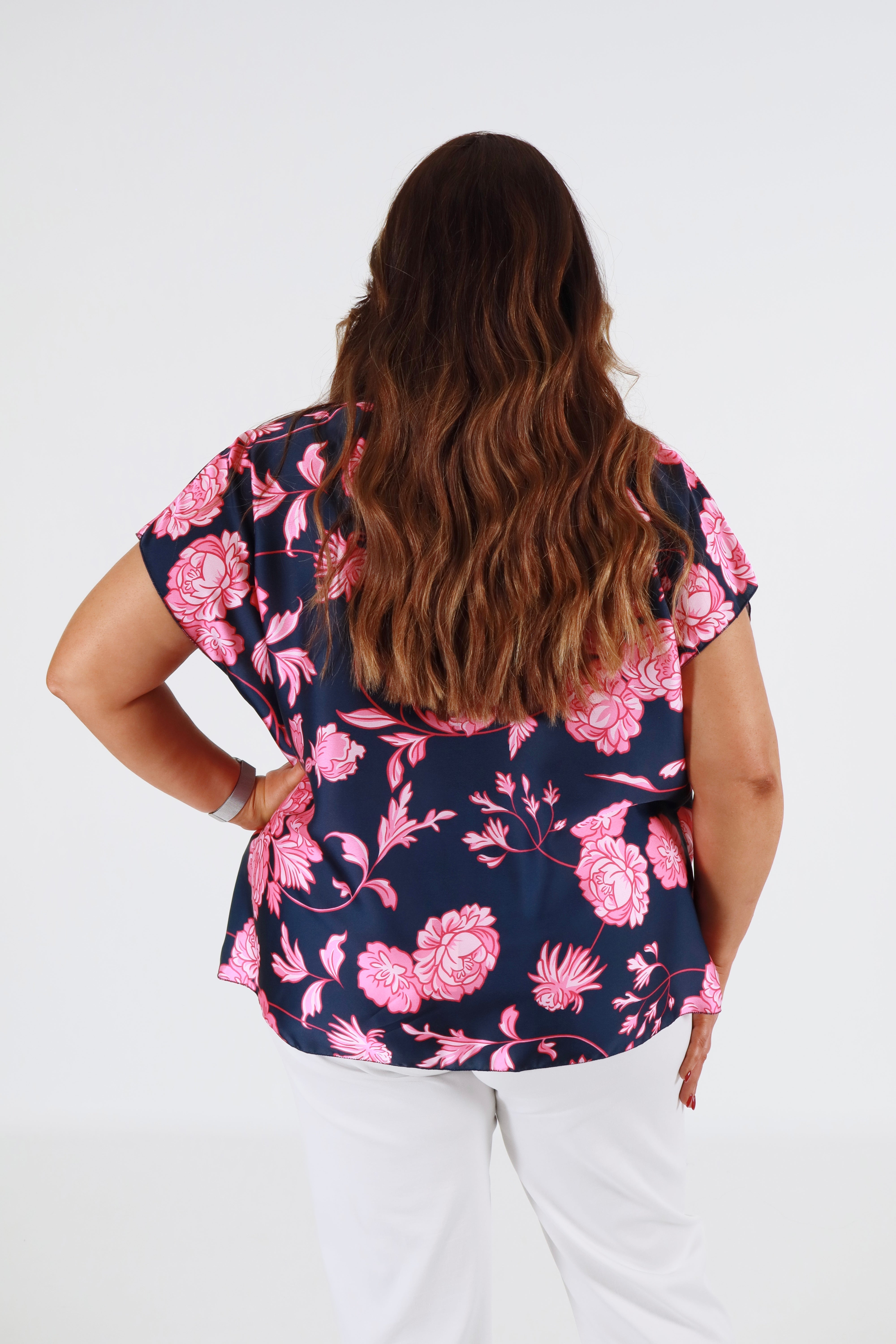 Harriet Blouse in Navy
