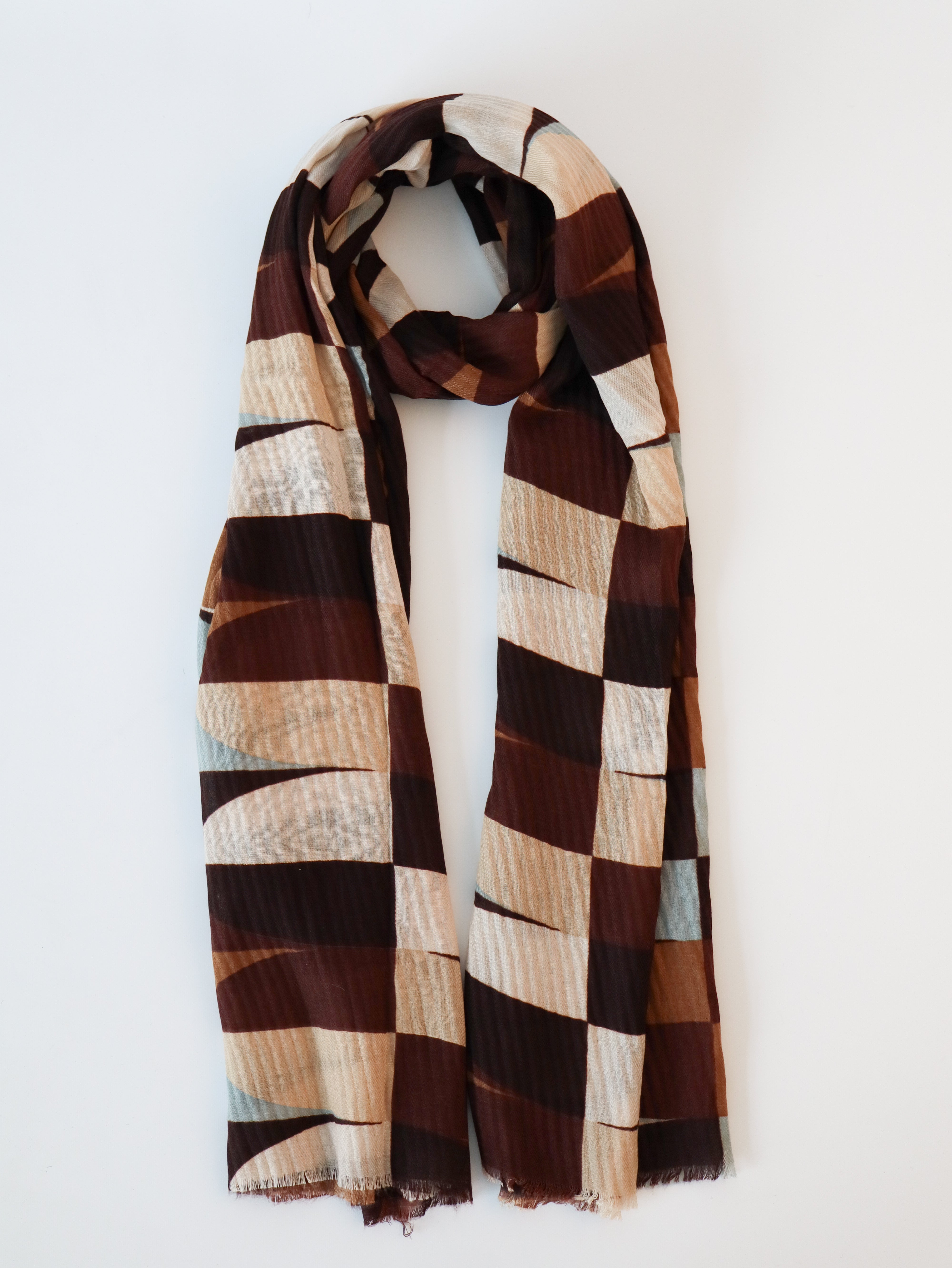 Ebony Scarf in Coffee