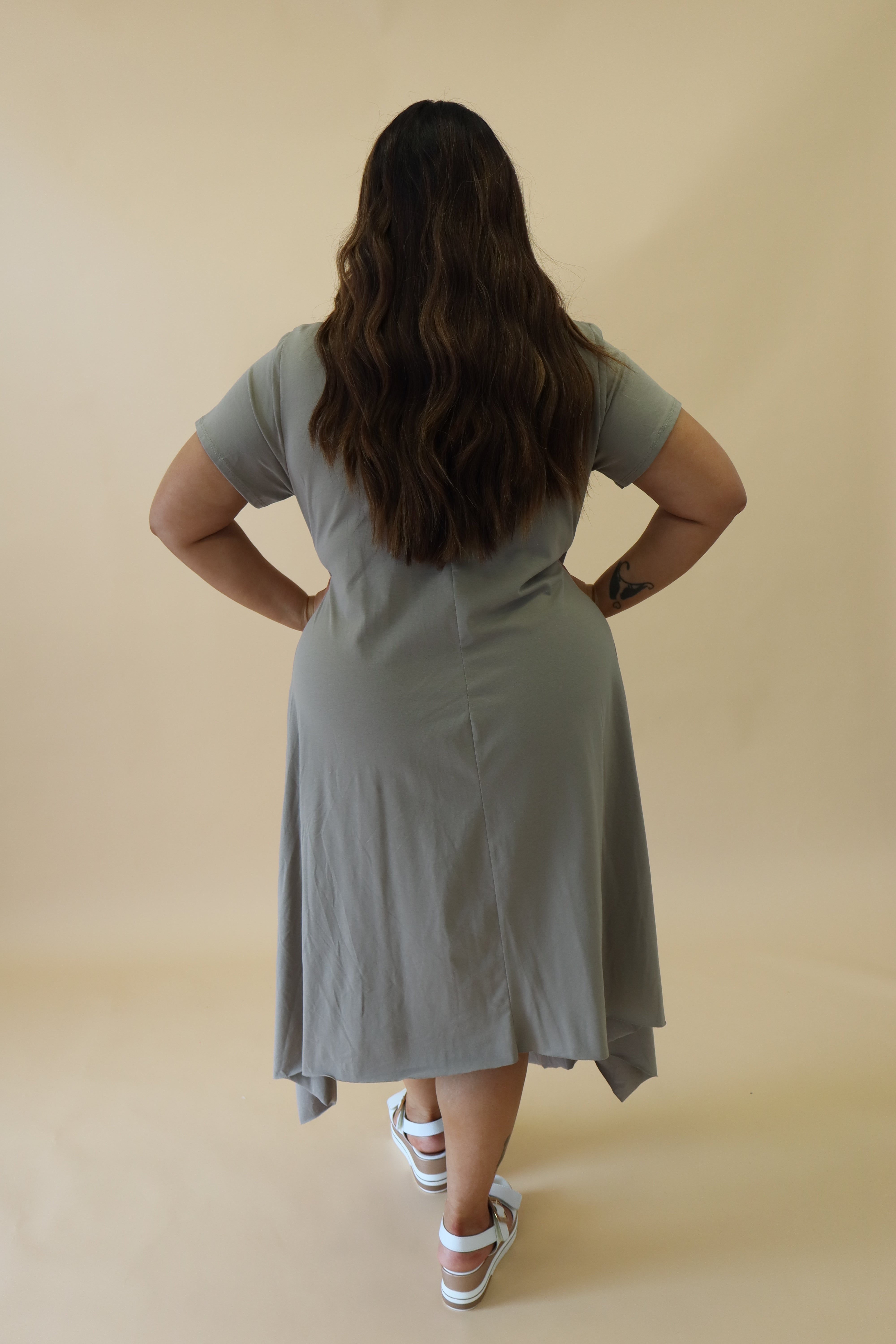 Tessa Dress in Taupe