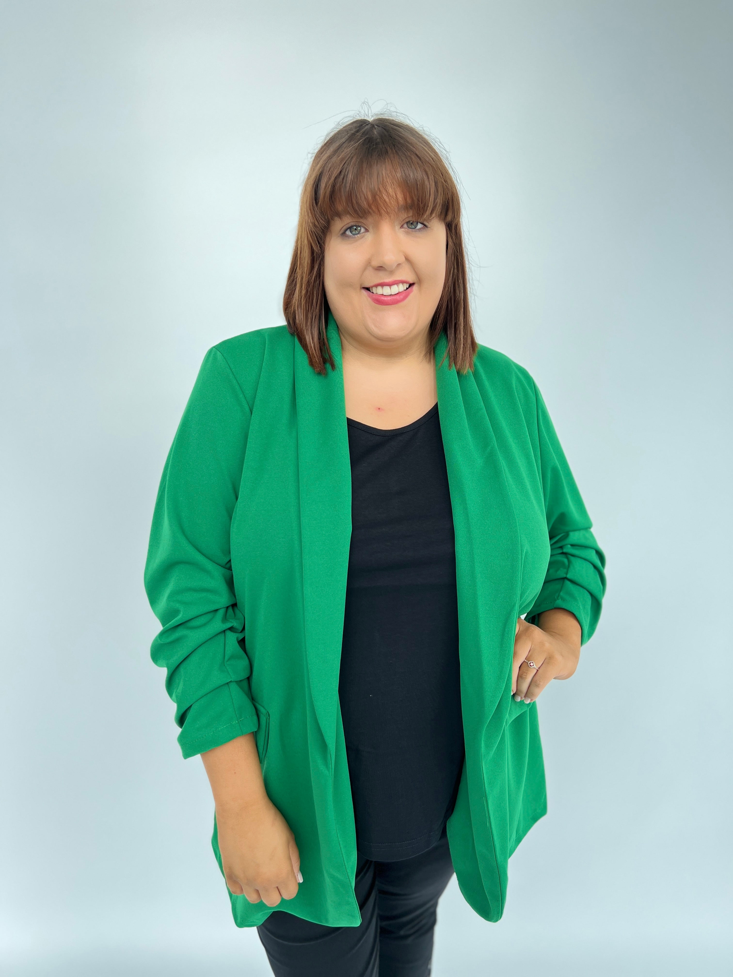 Amy Blazer in Green