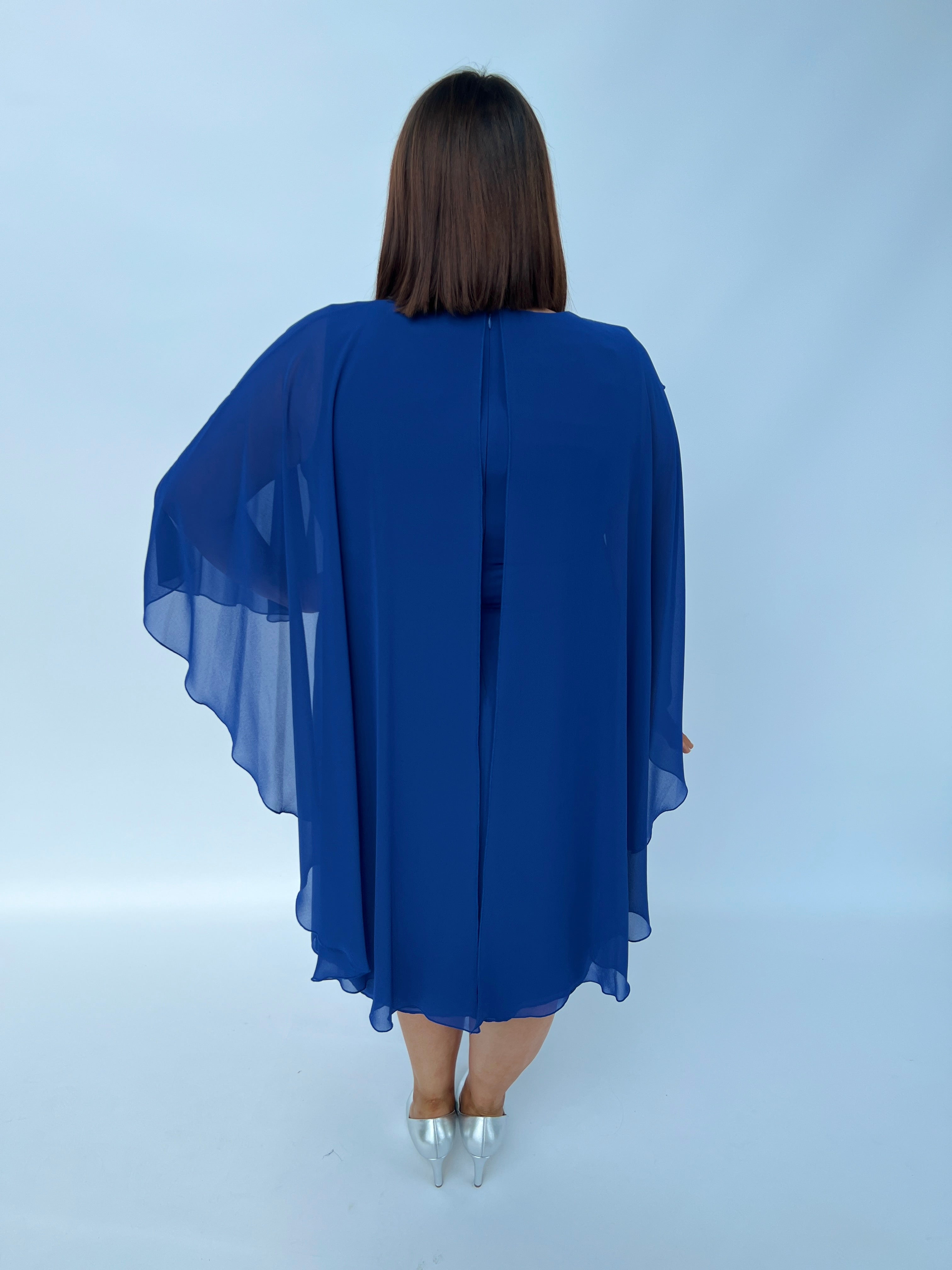 Godske Overlay Dress in Blue