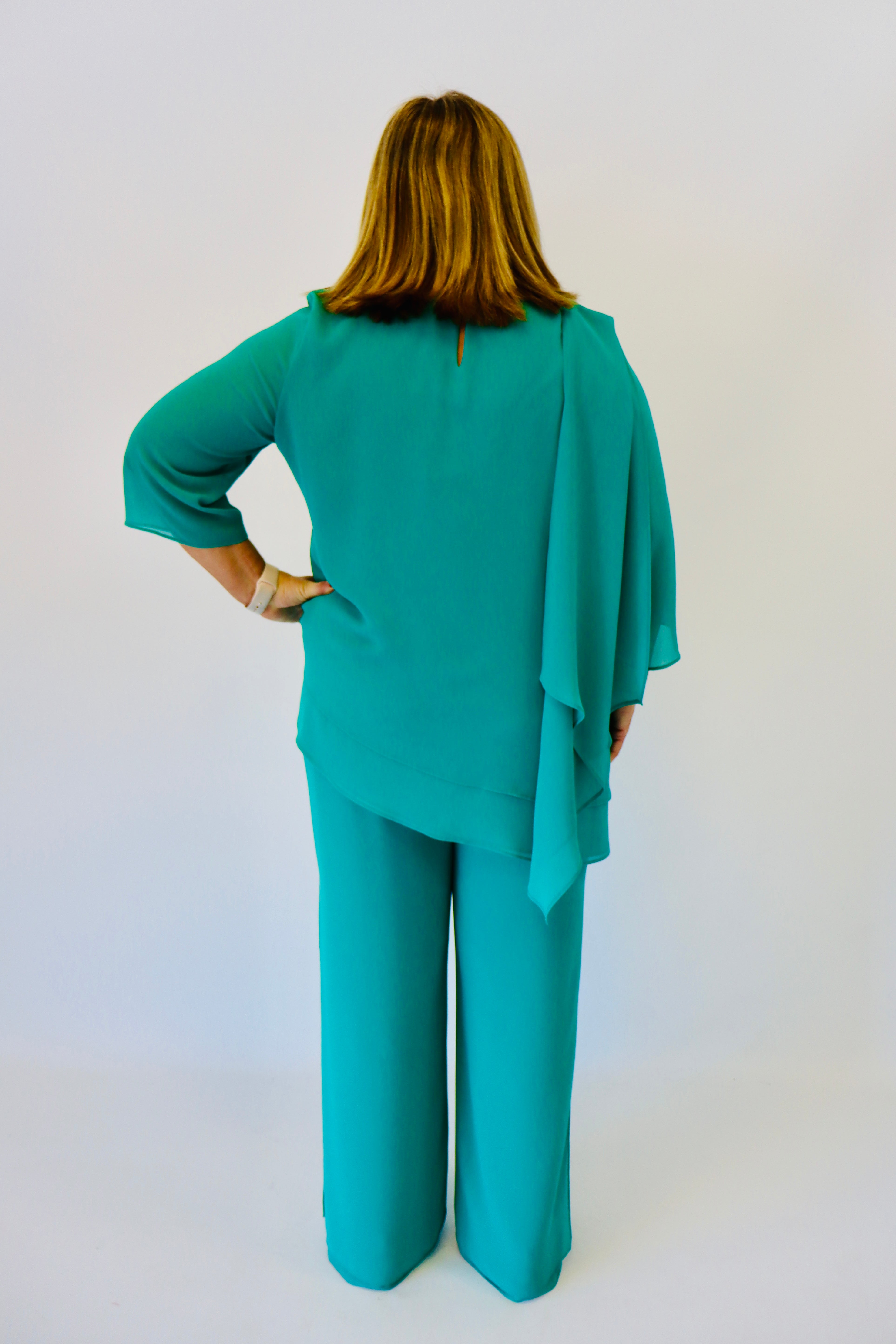 Godske Waterfall Green Blouse