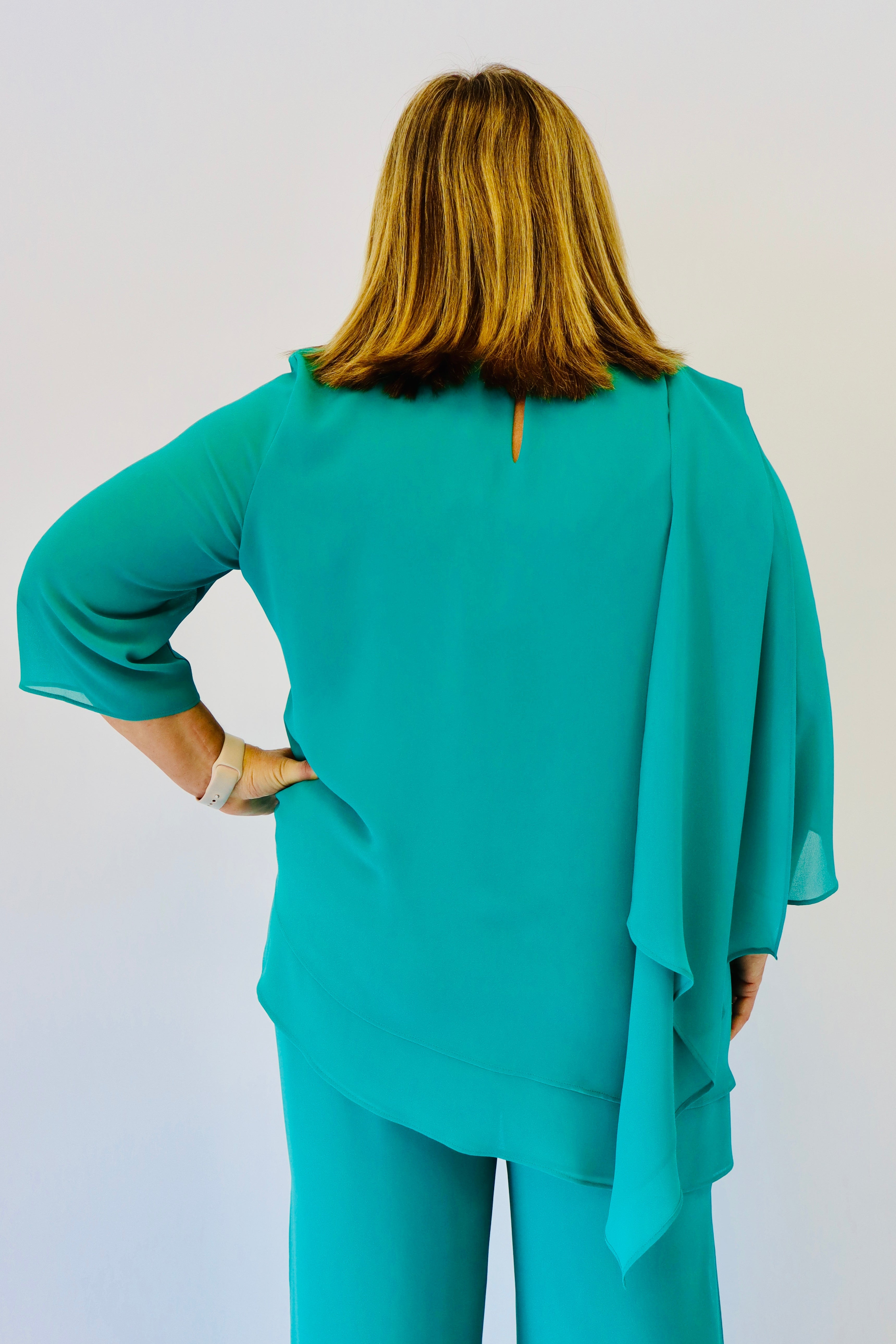 Godske Waterfall Green Blouse