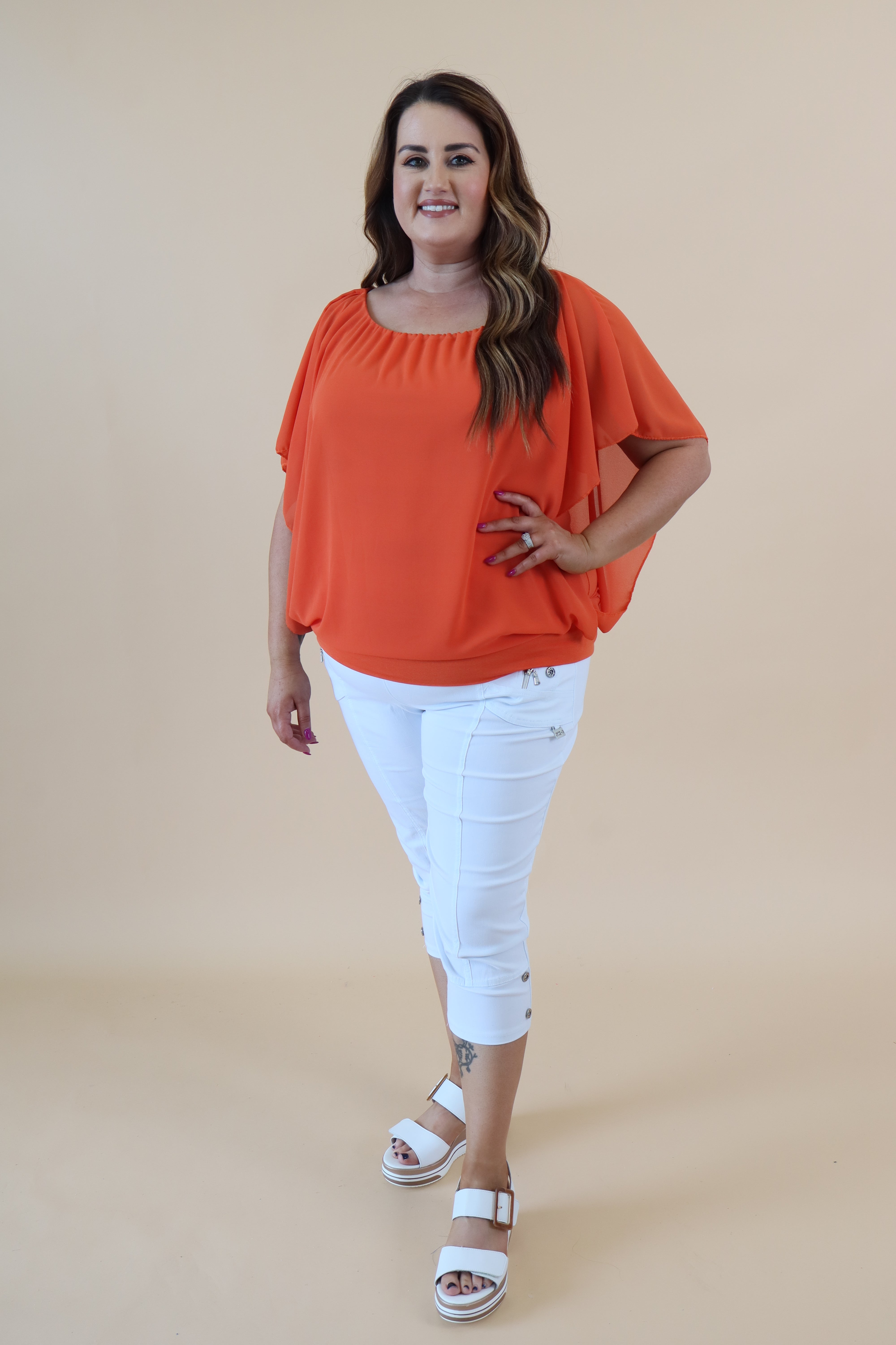 Magic Blouse in Orange Size 1