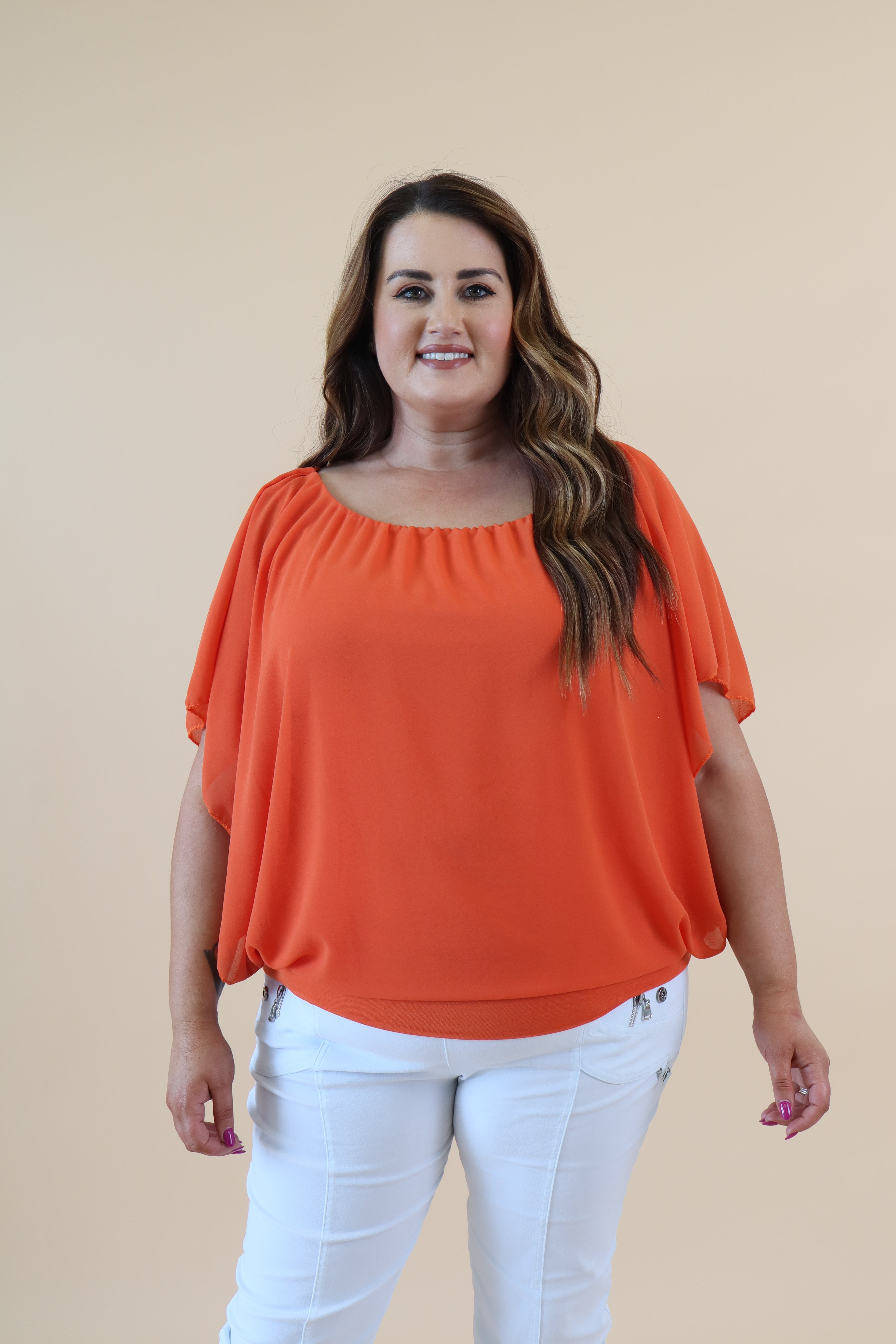 Magic Blouse in Orange Size 1