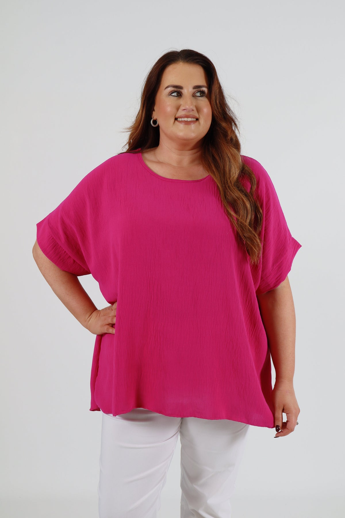 Rachel Blouse in Magenta