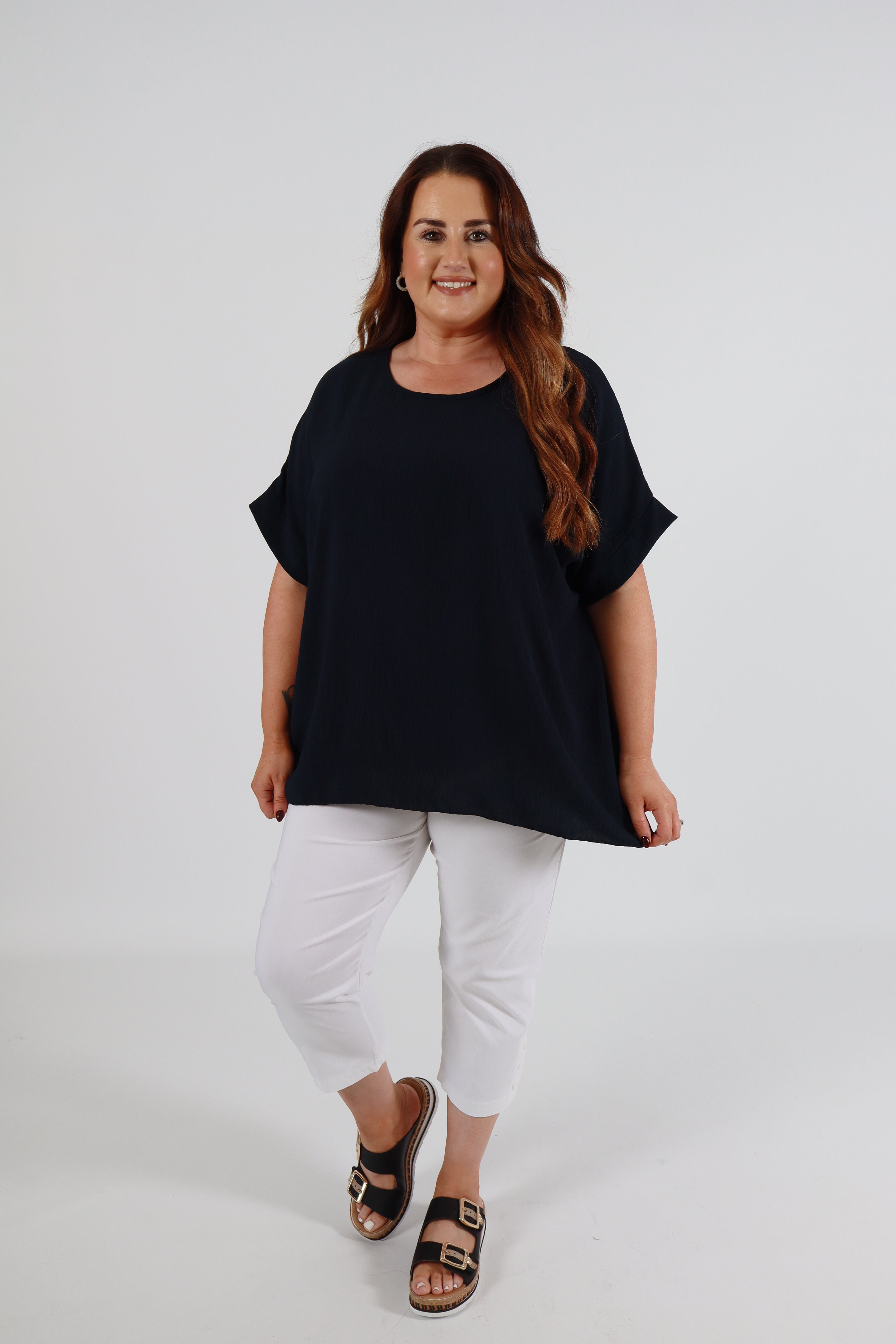 Rachel Blouse in Navy