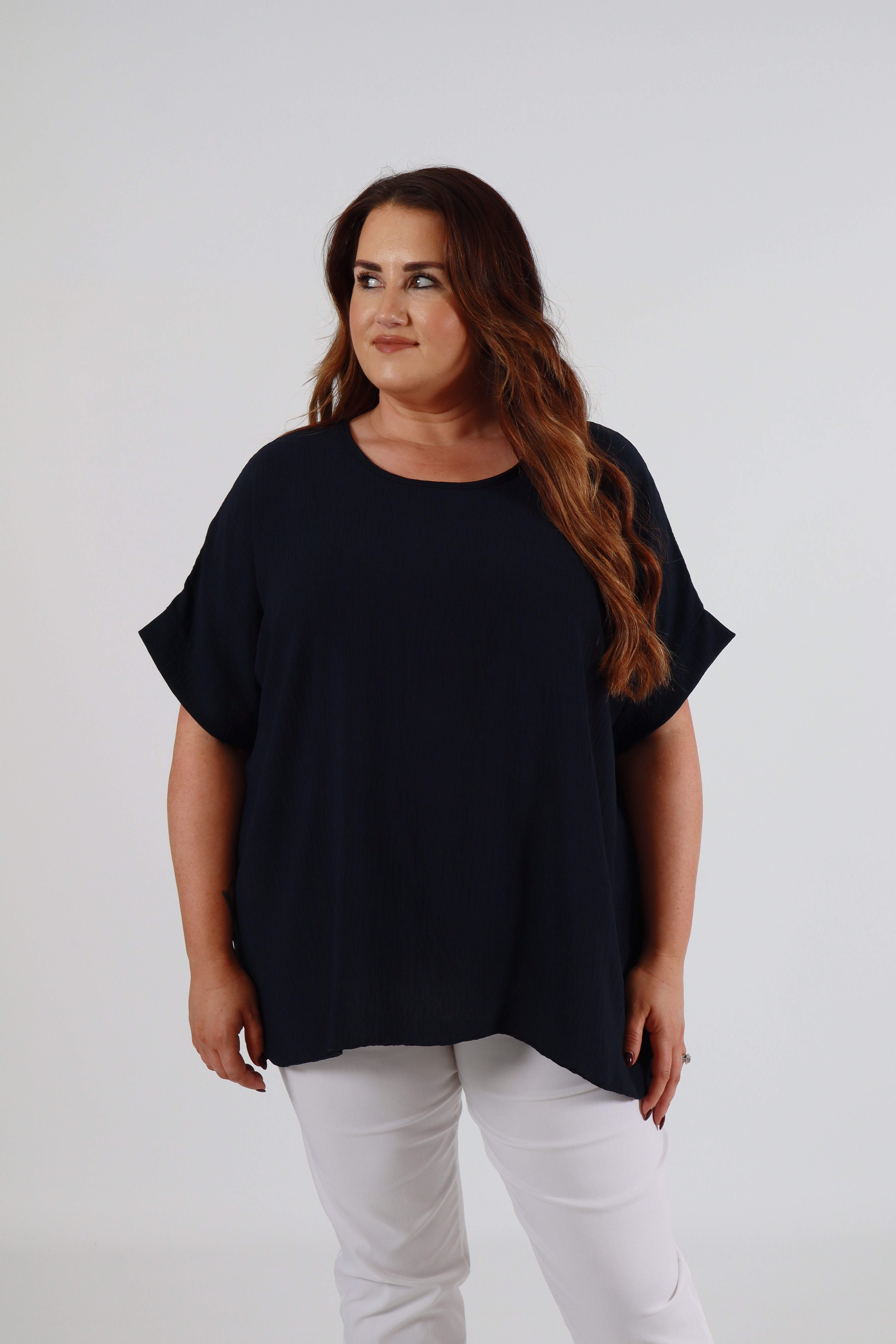 Rachel Blouse in Navy