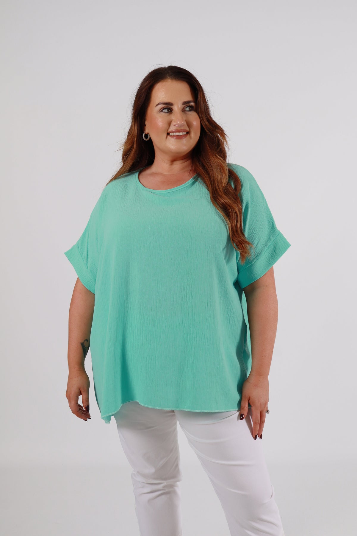 Rachel Blouse in Turquoise