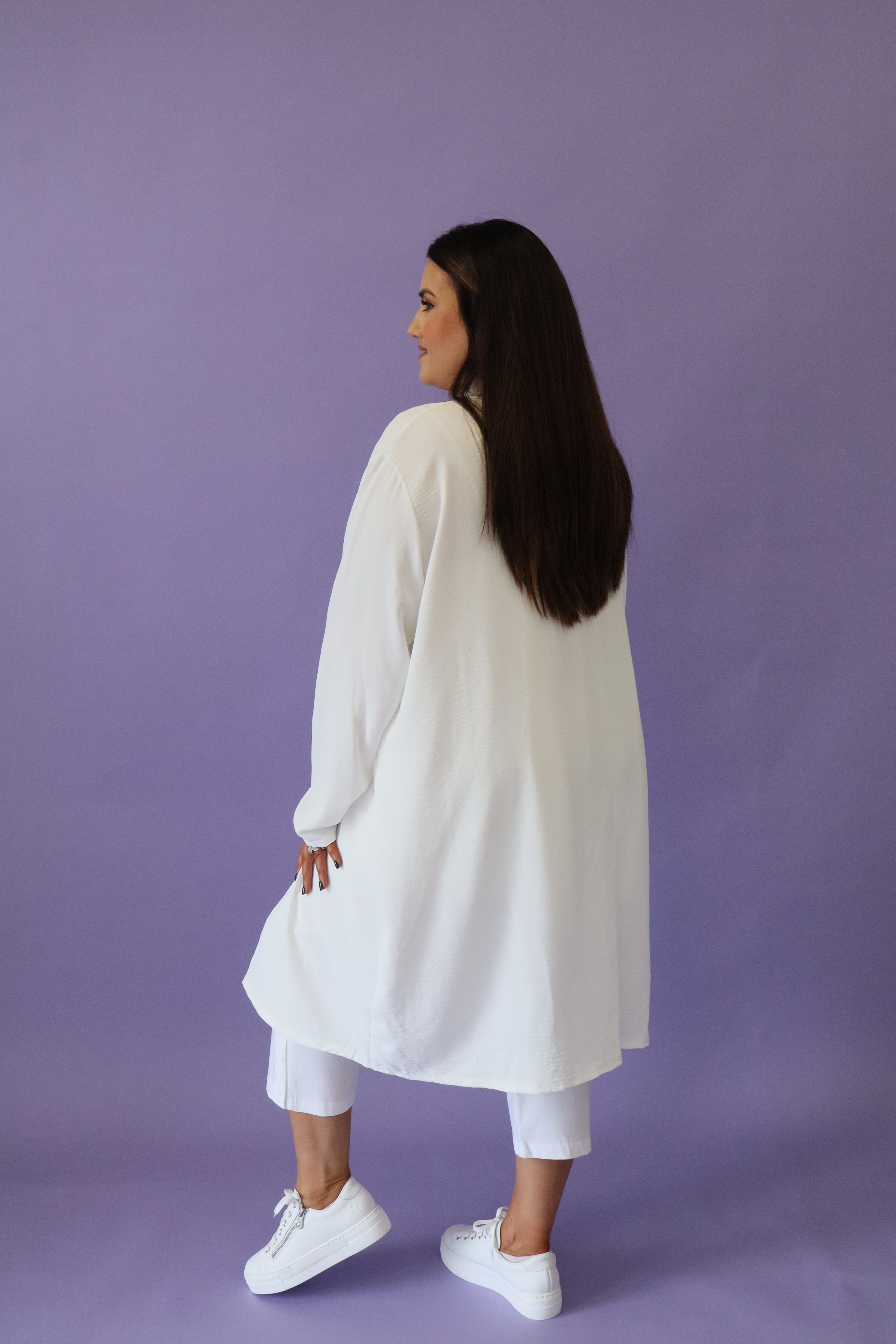 Raya White Cardigan