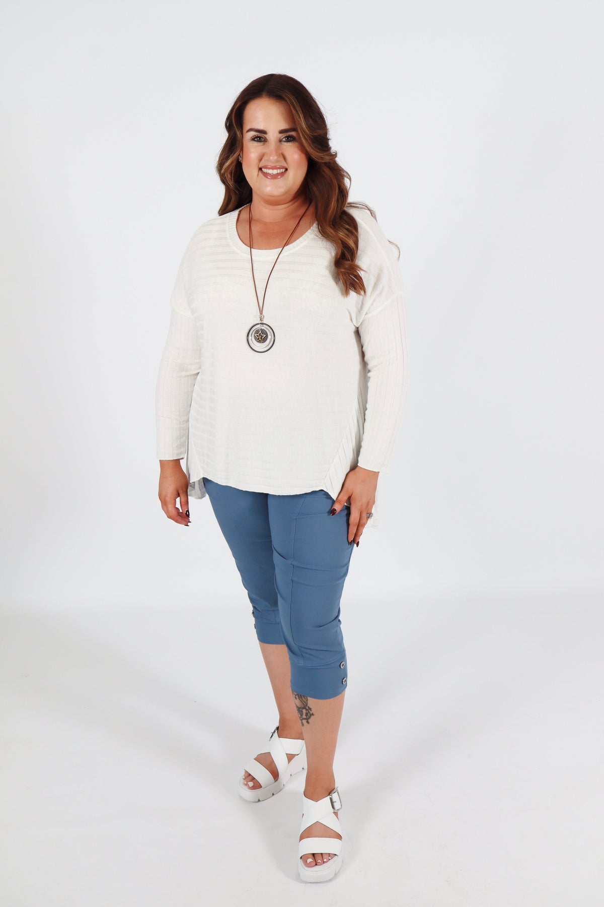 Sasha Knit Jumper in White