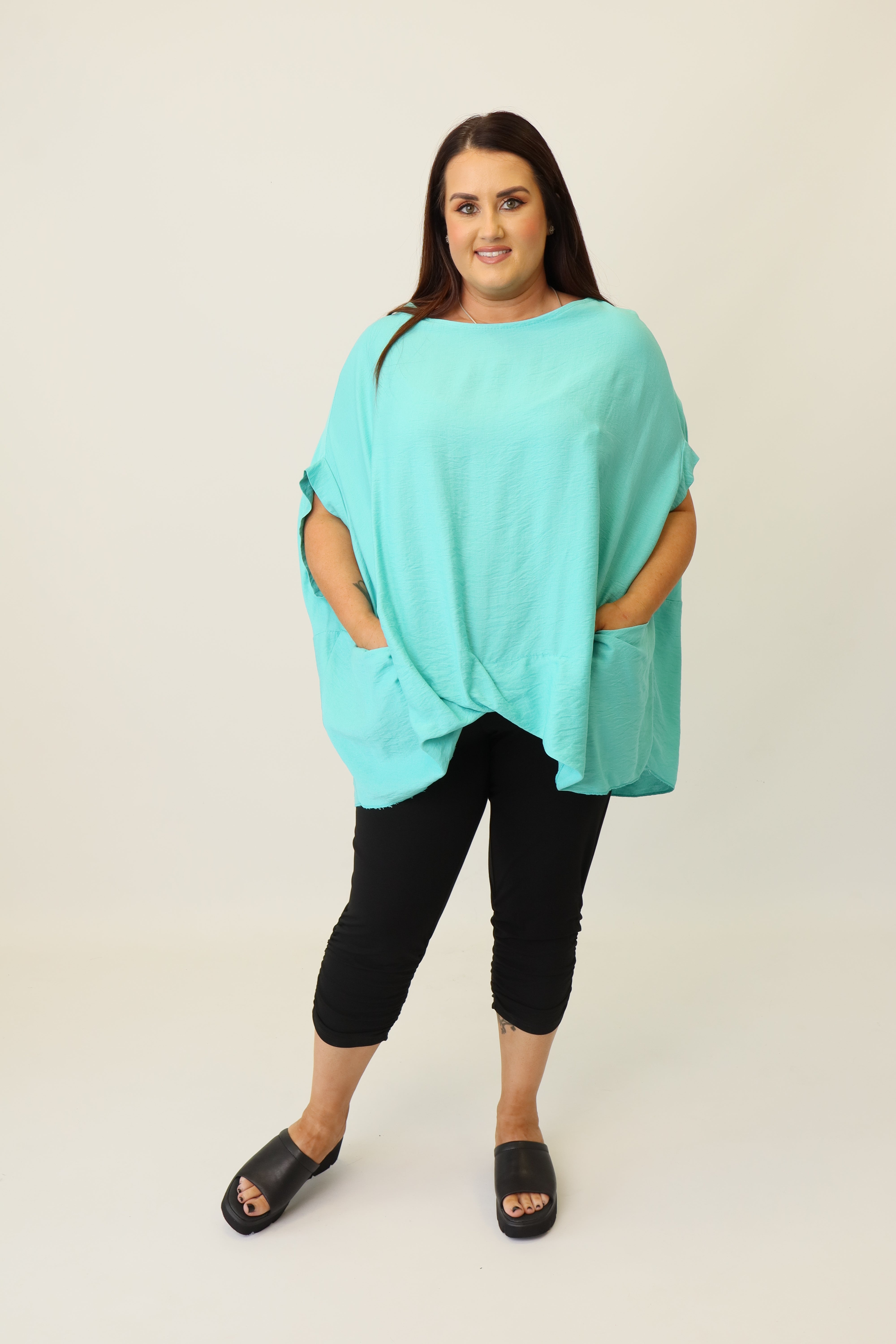 Morgan Mint Green Top